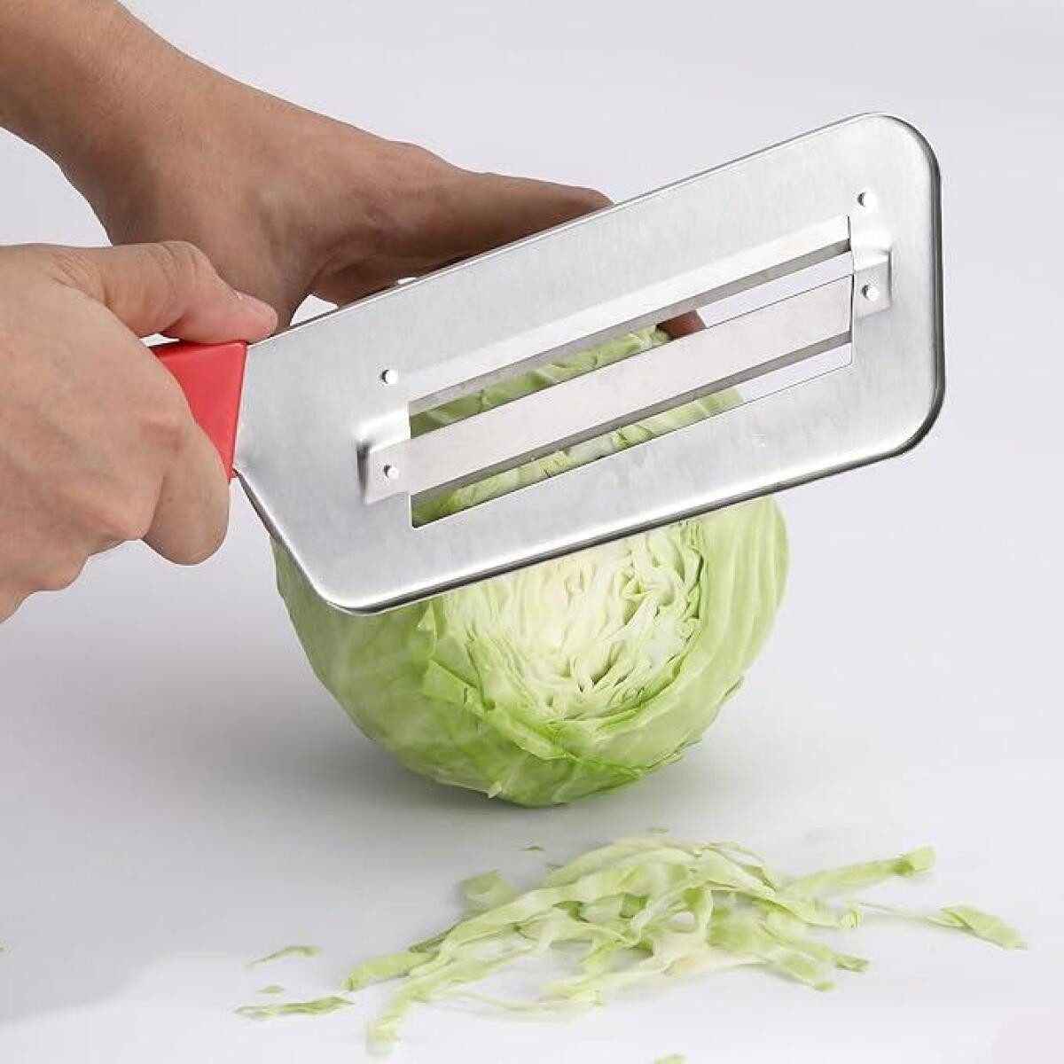 FELIXLEO Gemüsehobel Kohlreibe aus Edelstahl, Hobel für Sauerkraut und Krautsalat, (2-St) – Bild 3 von 5