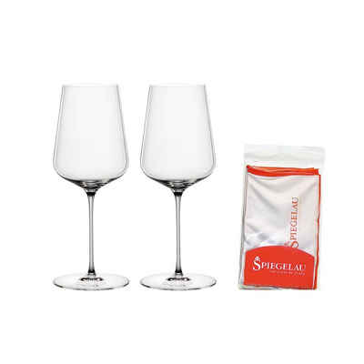 SPIEGELAU Weinglas Definition Universalgläser + Poliertuch 550 ml, Glas