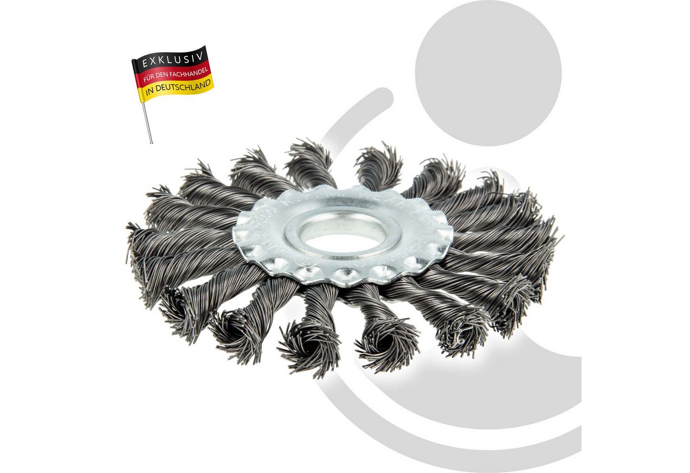 Thumbnail - MASTERPROOF PROFESIONAL Schleifaufsatz Scheibenbürste Ø 115 mm für Geräte mit Aufnahme Ø 22,5 mm