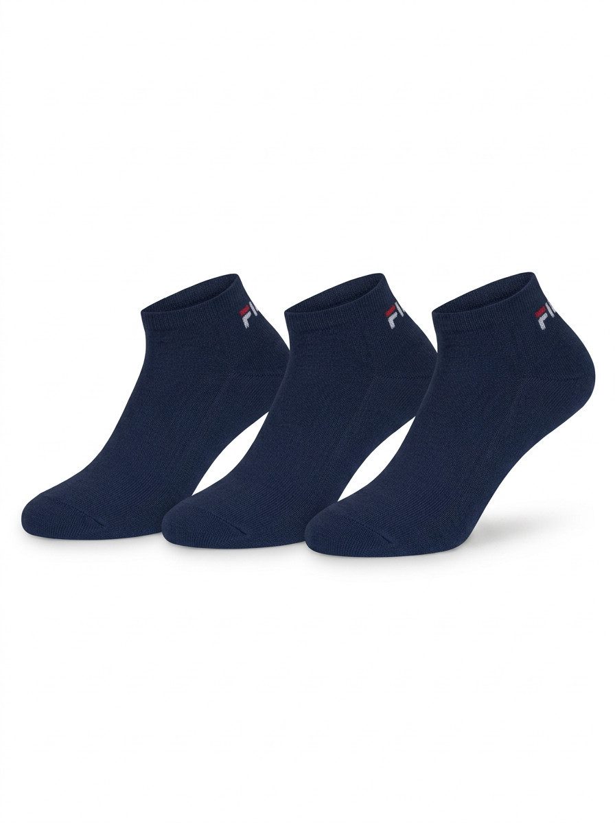 Fila Socken UNISEX INVISIBLE PLAIN SOCKS (3 Paar) mit eingestricktem Logo an der Ferse