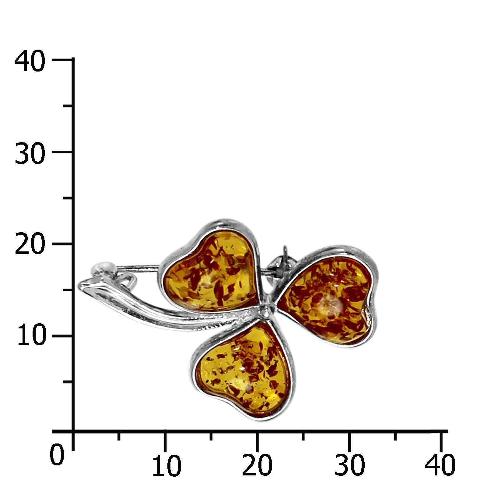 OSTSEE-SCHMUCK Brosche Ostsee-Schmuck Brosche Blüte Brosche Blüte günstig online kaufen