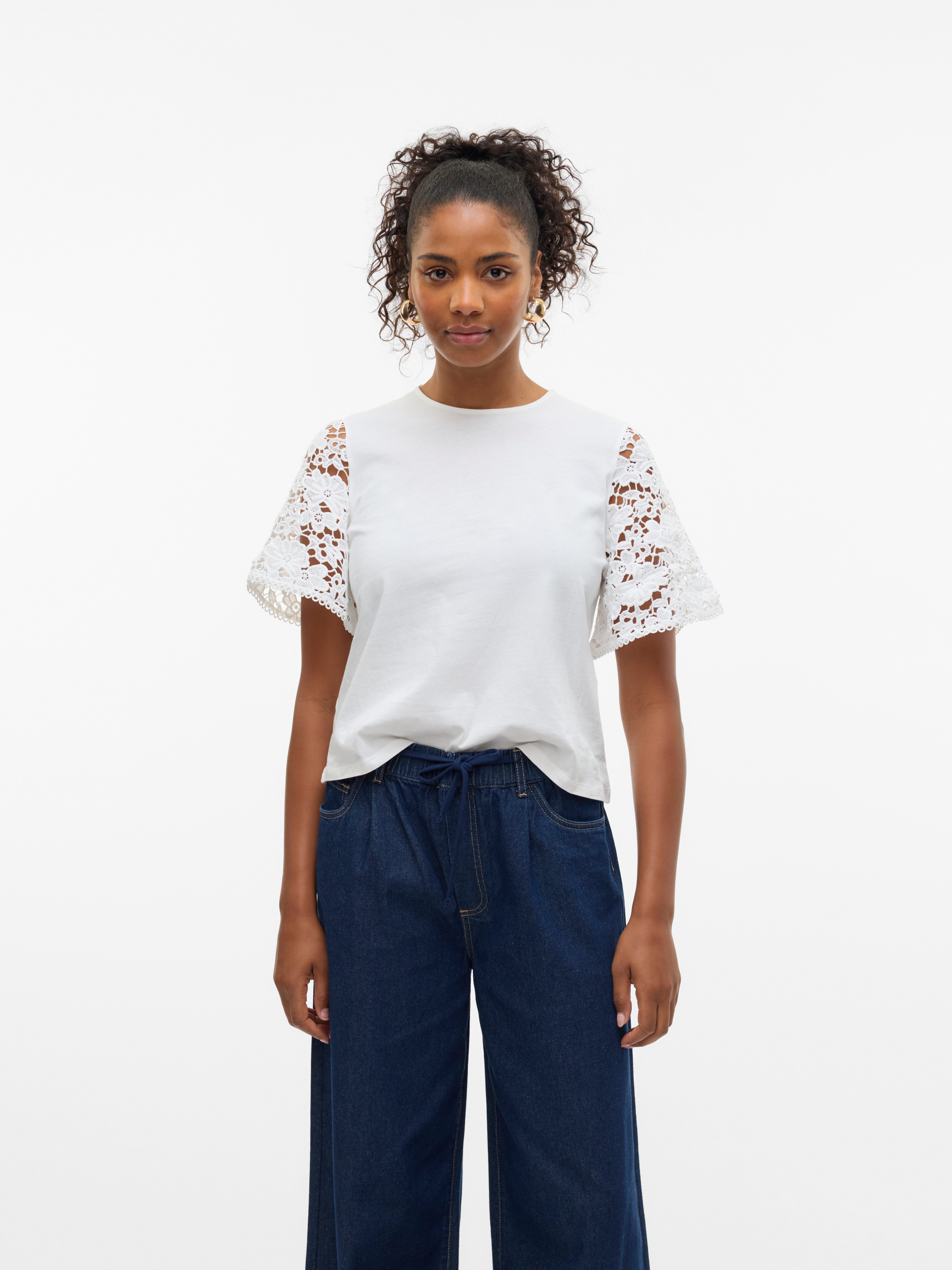 Vero Moda Kurzarmshirt VMPANNA 2/4 TOP günstig online kaufen