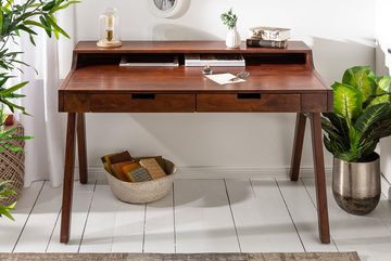 riess-ambiente Schreibtisch MONSOON 120cm braun (1-St), Arbeitszimmer · Massivholz · mit Schublade · Home Office