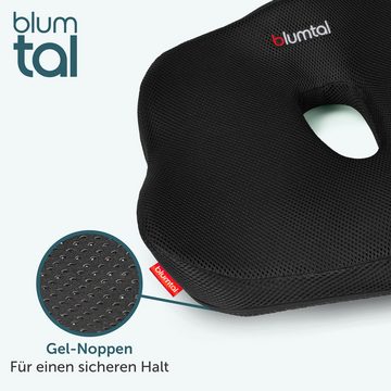 Blumtal Sitzkissen Ergonomisches Sitzkissen, Hämorrhoiden Sitzkissen, optimal für Büro & Auto