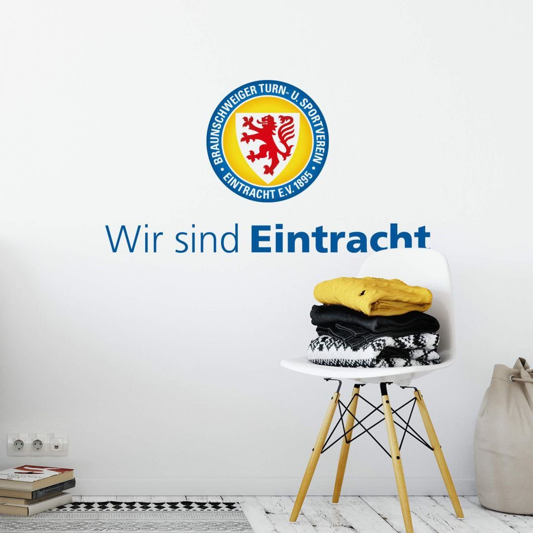 Wir St) Wandtattoo Eintracht Wall-Art Braunschweig sind (1