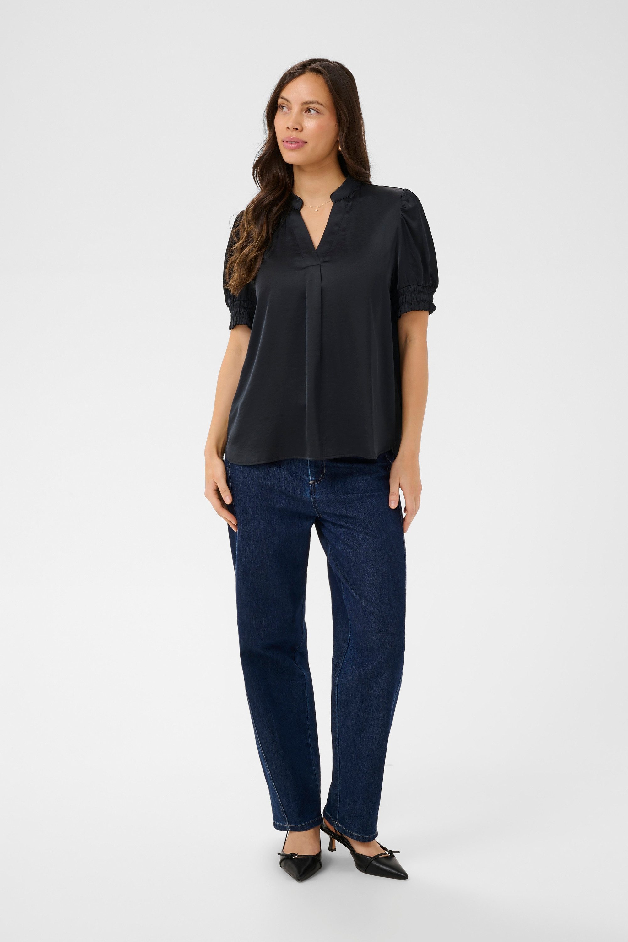 Saint Tropez Kurzarmbluse Bluse kurzarm PananSZ