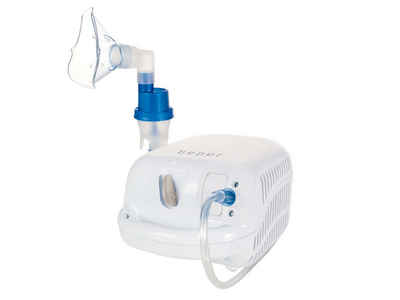 Beper Inhalationsgerät »40.110 Inhalator mit Mundstück und Maske Vernebler f. Kinder + Erwachsene Kompressor Nebulizer«