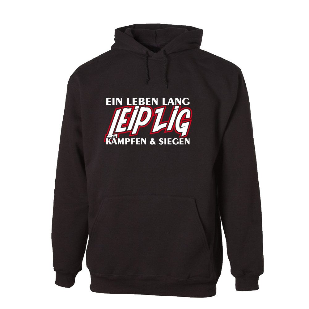 G-graphics Hoodie Ein Leben lang – LEIPZIG – kämpfen & siegen Unisex Pullover mit einem Motiv für den echten Fan