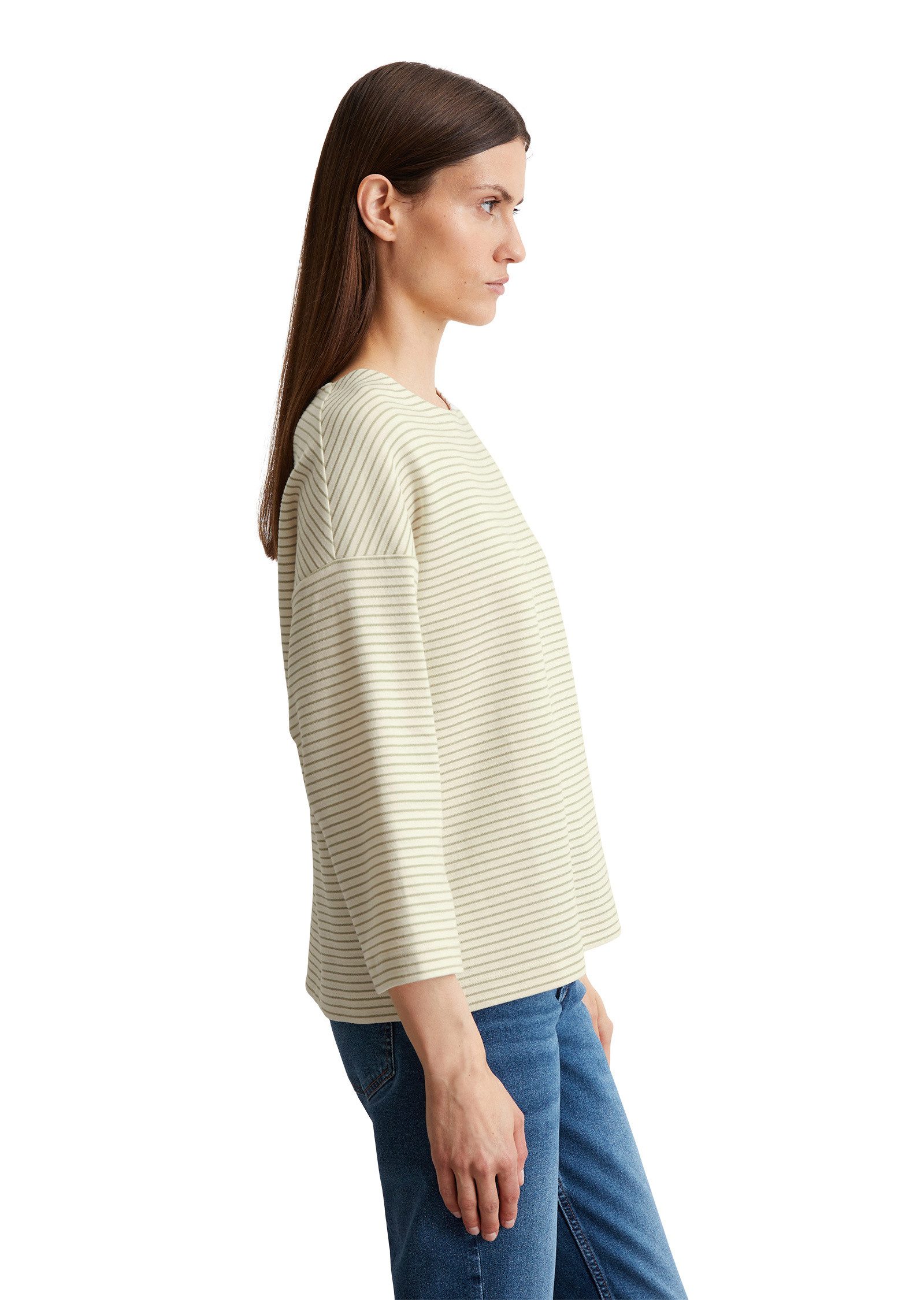 Marc O'Polo Langarmshirt aus mittelschwerem Jersey günstig online kaufen