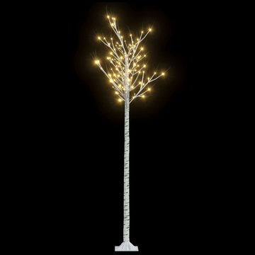 vidaXL Künstlicher Weihnachtsbaum Weihnachtsbaum 200 LEDs 2,2 m Warmweiß Weide Indoor Outdoor