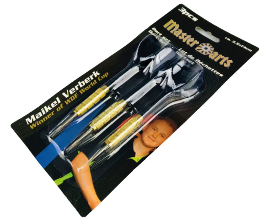 Dartpfeil Master Darts, Dartpfeile 3er Set ca. 3,5 x 14 cm