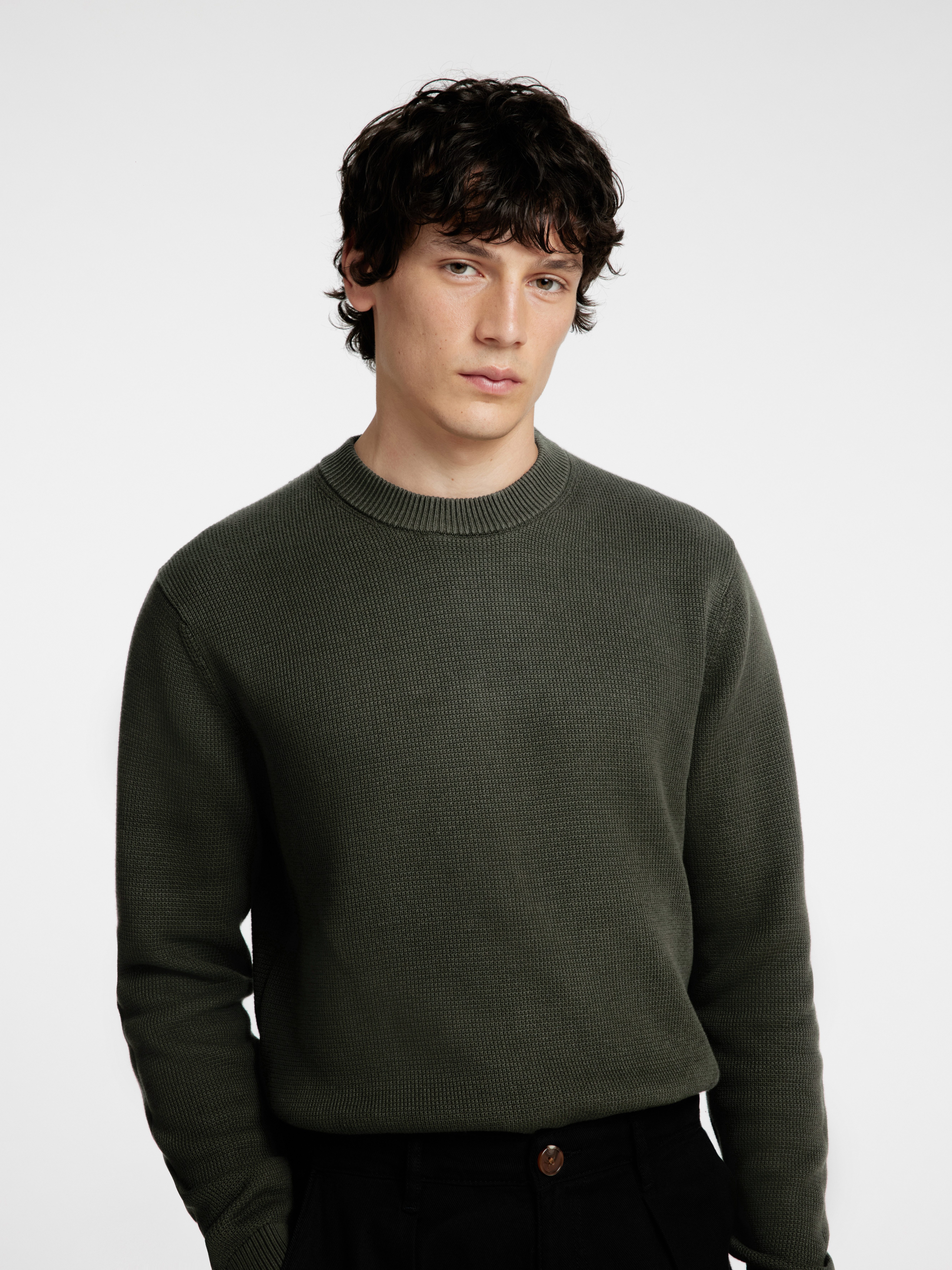 SELECTED HOMME Rundhalspullover SLHDANE LS KNIT günstig online kaufen