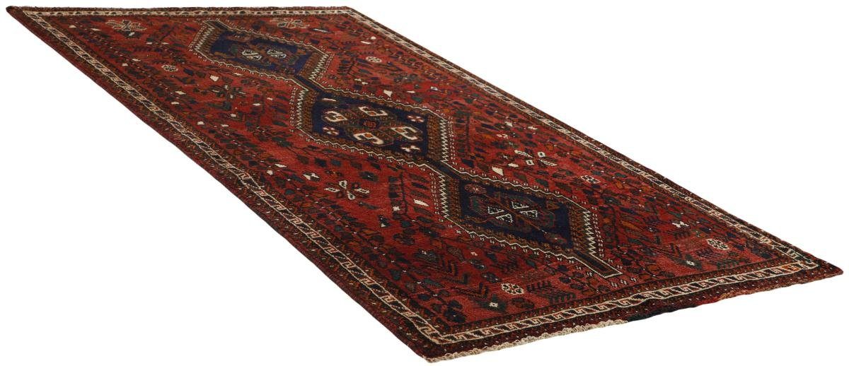 Orientteppich / Orientteppich 10 Trading, Handgeknüpfter Shiraz Perserteppich, 138x225 Nain Höhe: mm rechteckig,