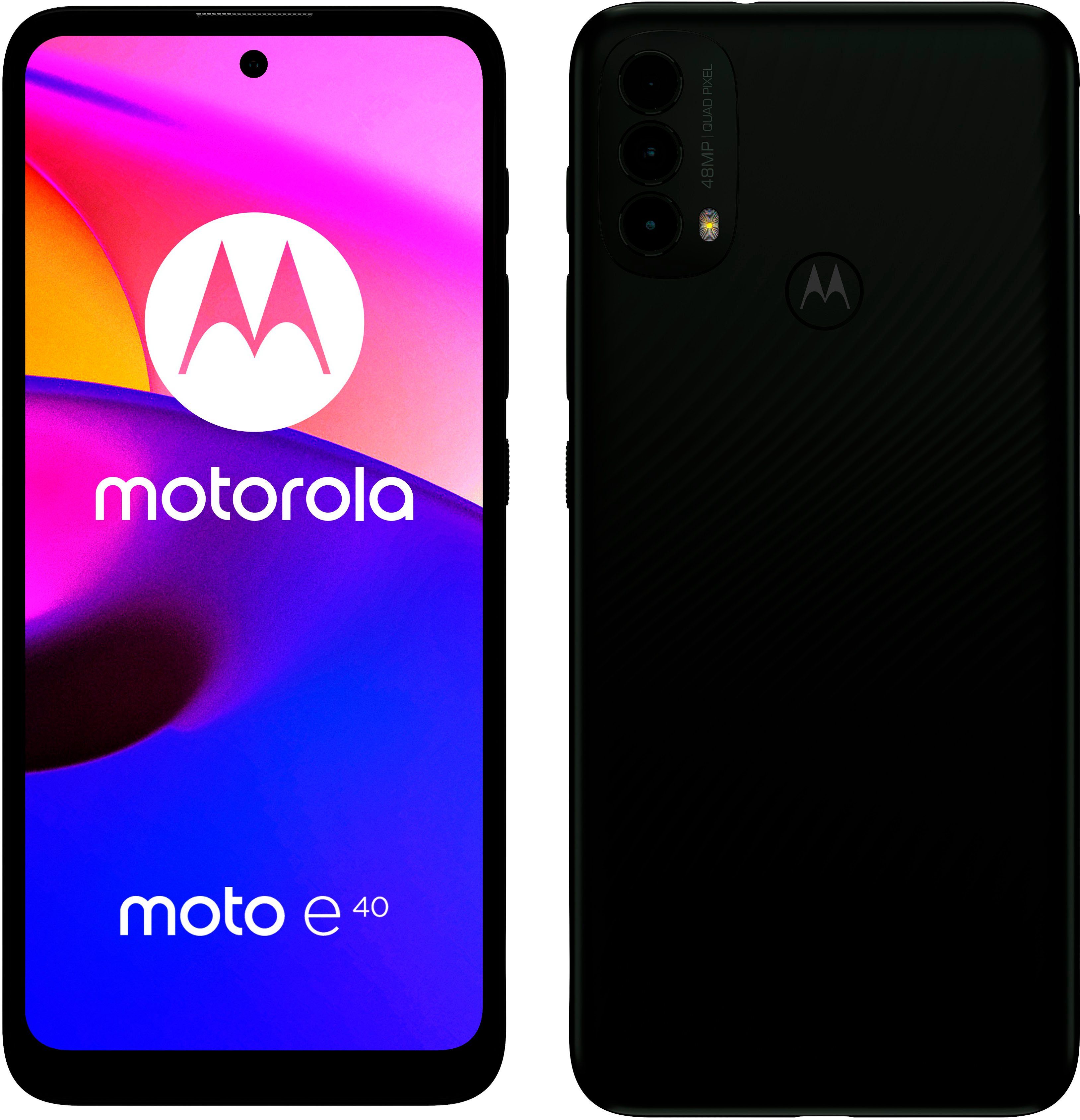 Motorola E 40 Smartphone 64 cm/6,53 Zoll, Speicherplatz, 48 MP (16,59 Kamera) GB