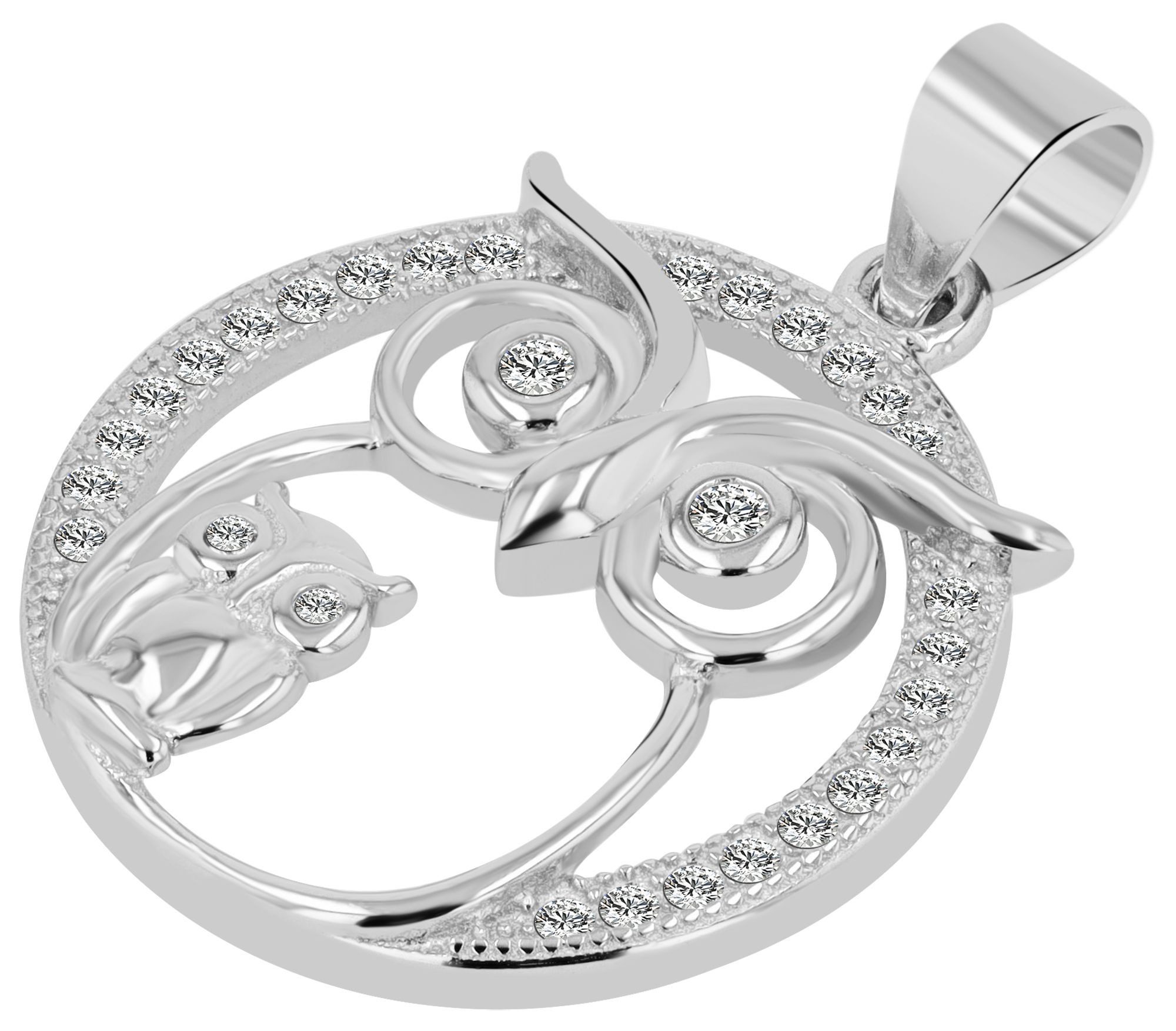 Kettenanhänger Anhänger aus 925 Silber mit Zirkonia