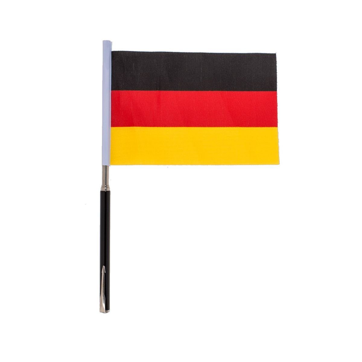 ARLI Flagge 4x Autoflagge Deutschland 45x30cm Robust