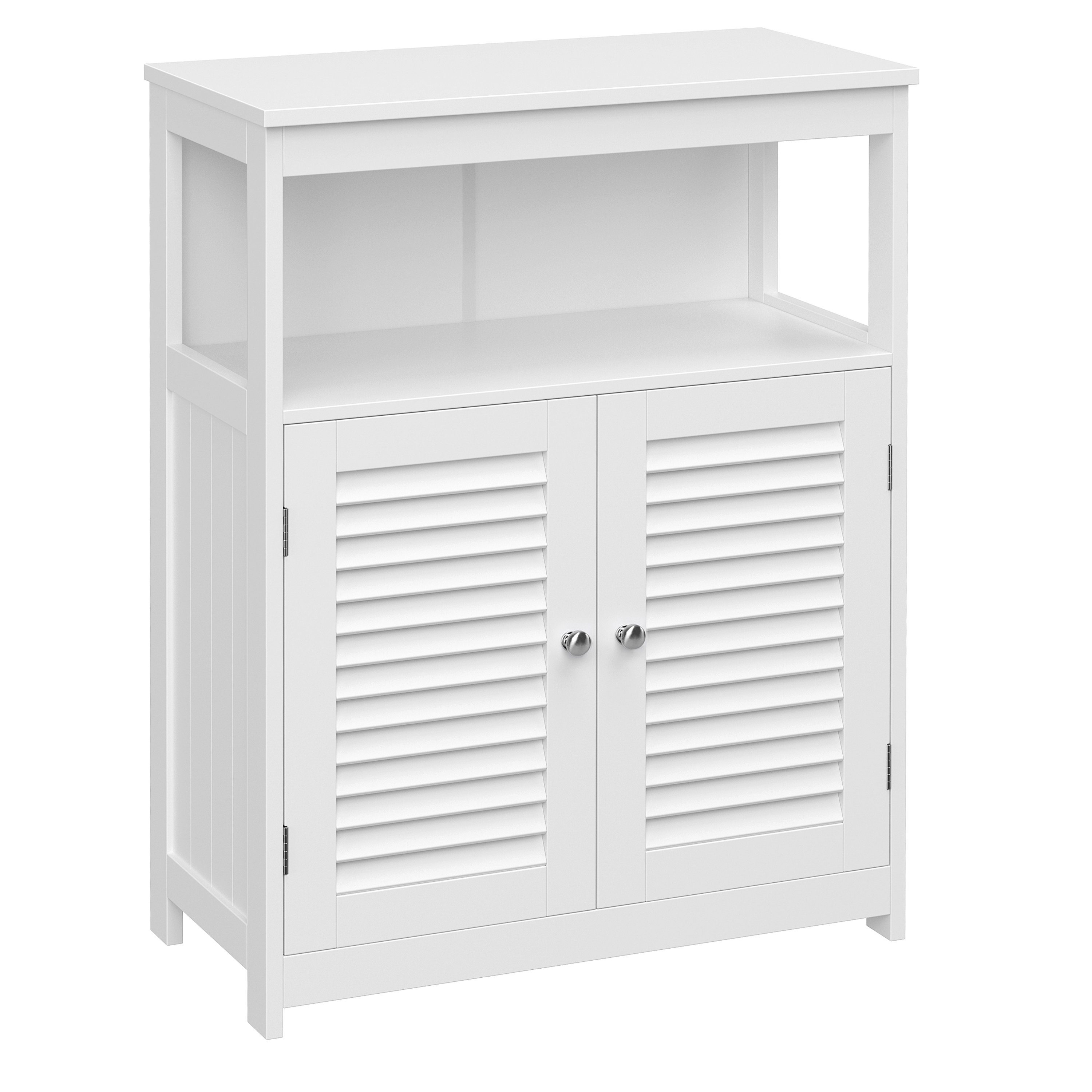 VASAGLE Badkommode Badezimmerschrank Badschrank, mit 2 Türen