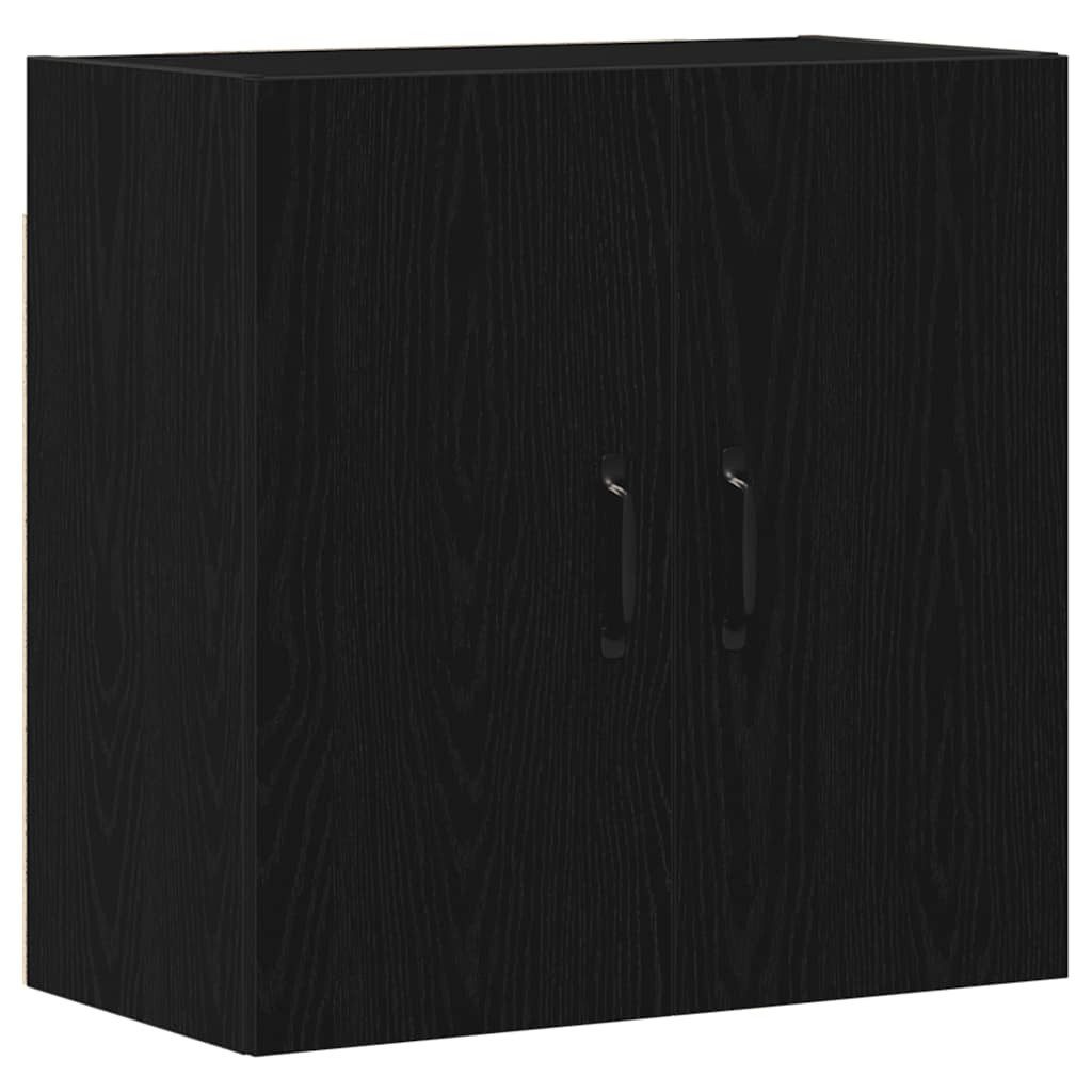 vidaXL Fächerschrank Wandschrank Schwarze Eiche 60 x 31 x 60 cm Holzwerksto günstig online kaufen