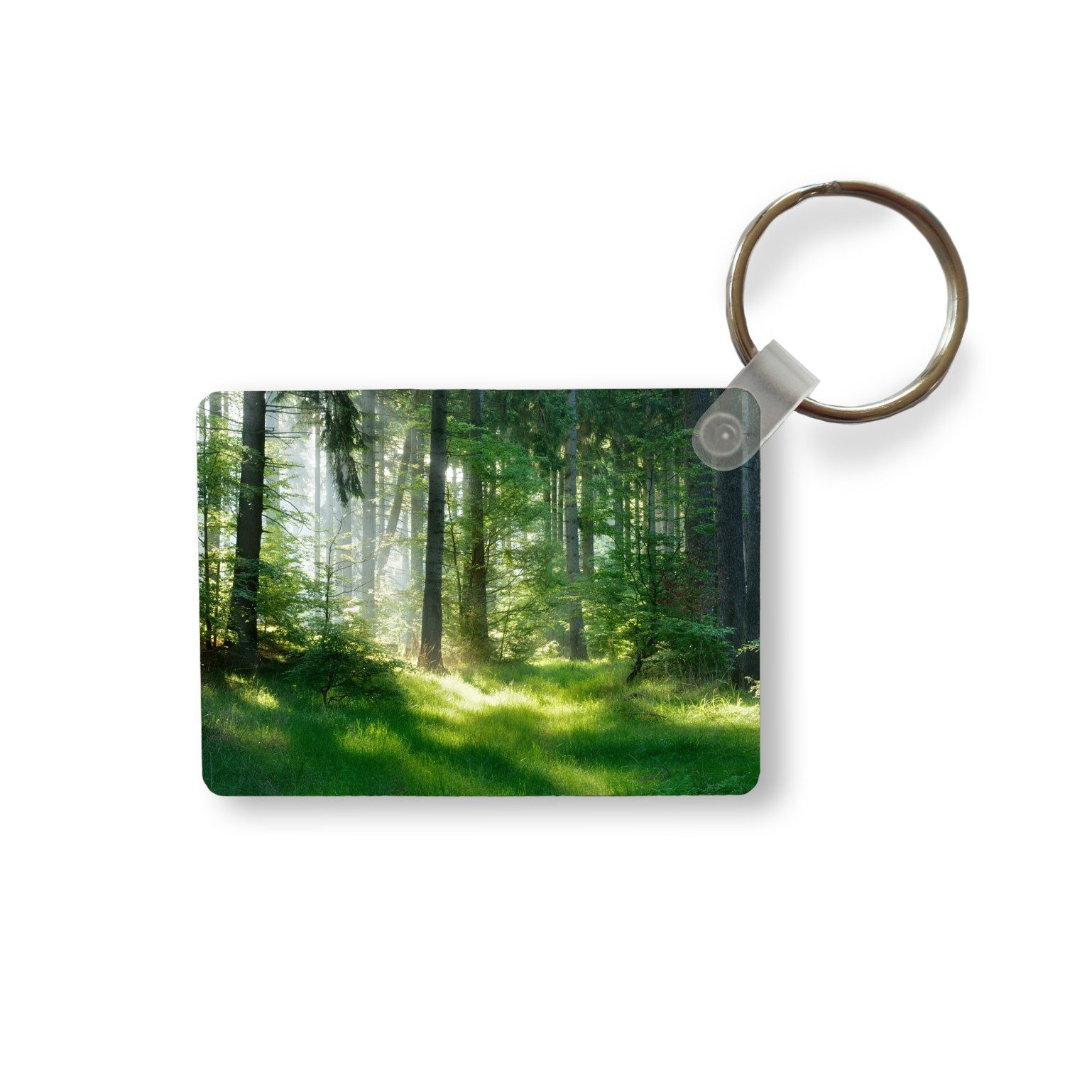 Schlüsselanhänger Natur - Bäume - Wald - Grün - Sonne - Gras - Pflanzen