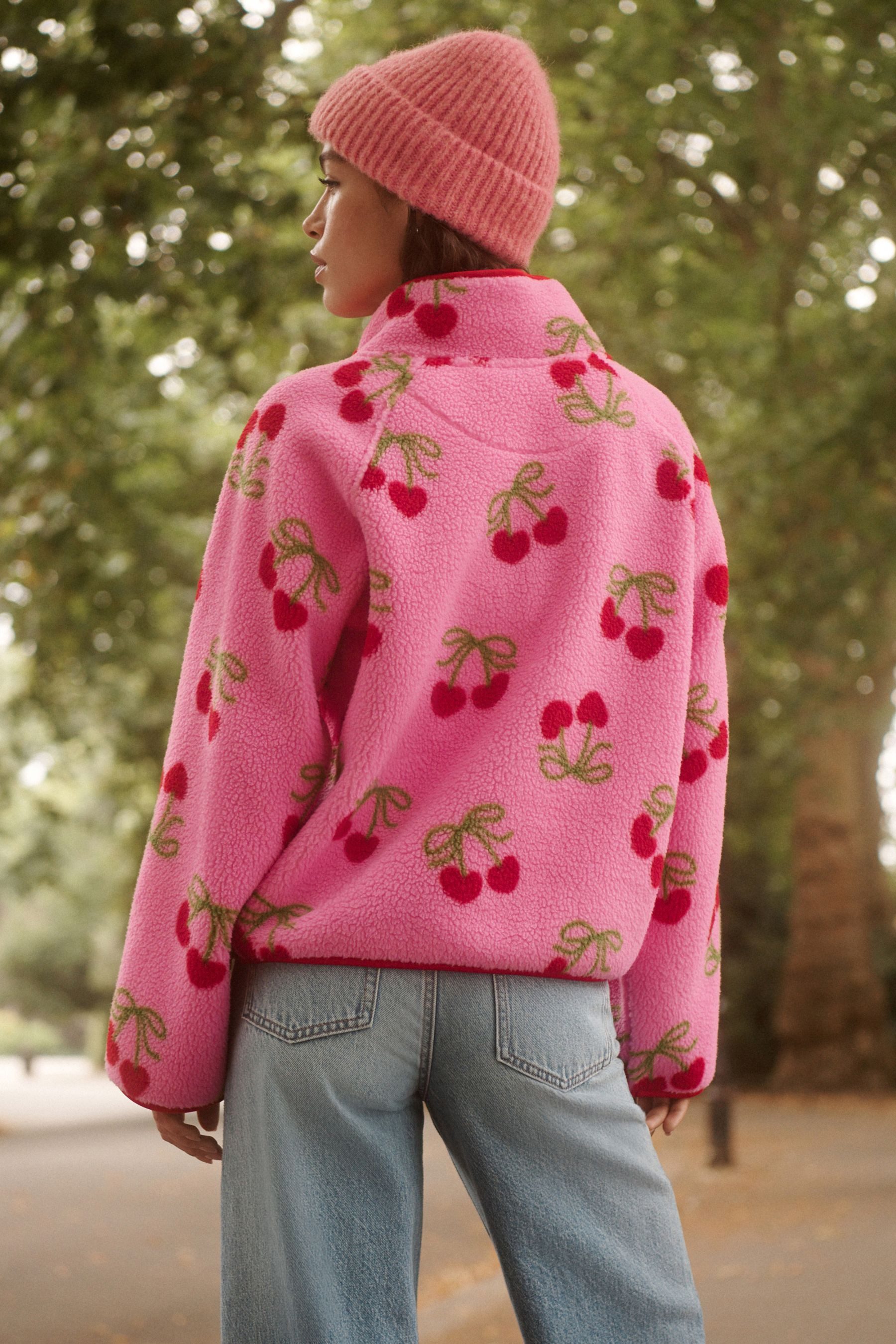 Next Fleecepullover Active Borgjacke mit Viertel-Reißverschluss (1-tlg) günstig online kaufen