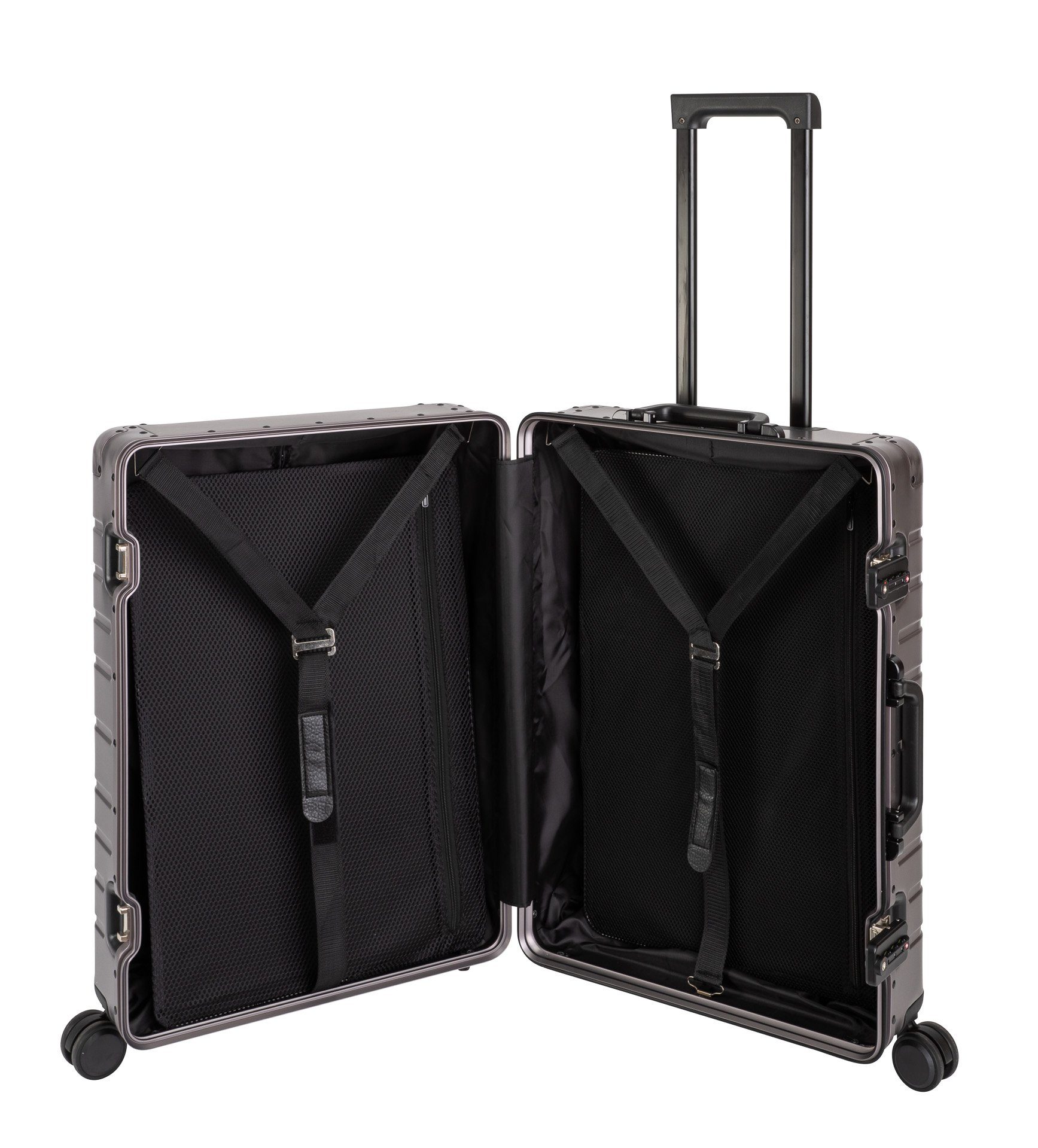 Travelhouse Hartschalen-Trolley Oslo, 4 Rollen, Aluminium günstig online kaufen