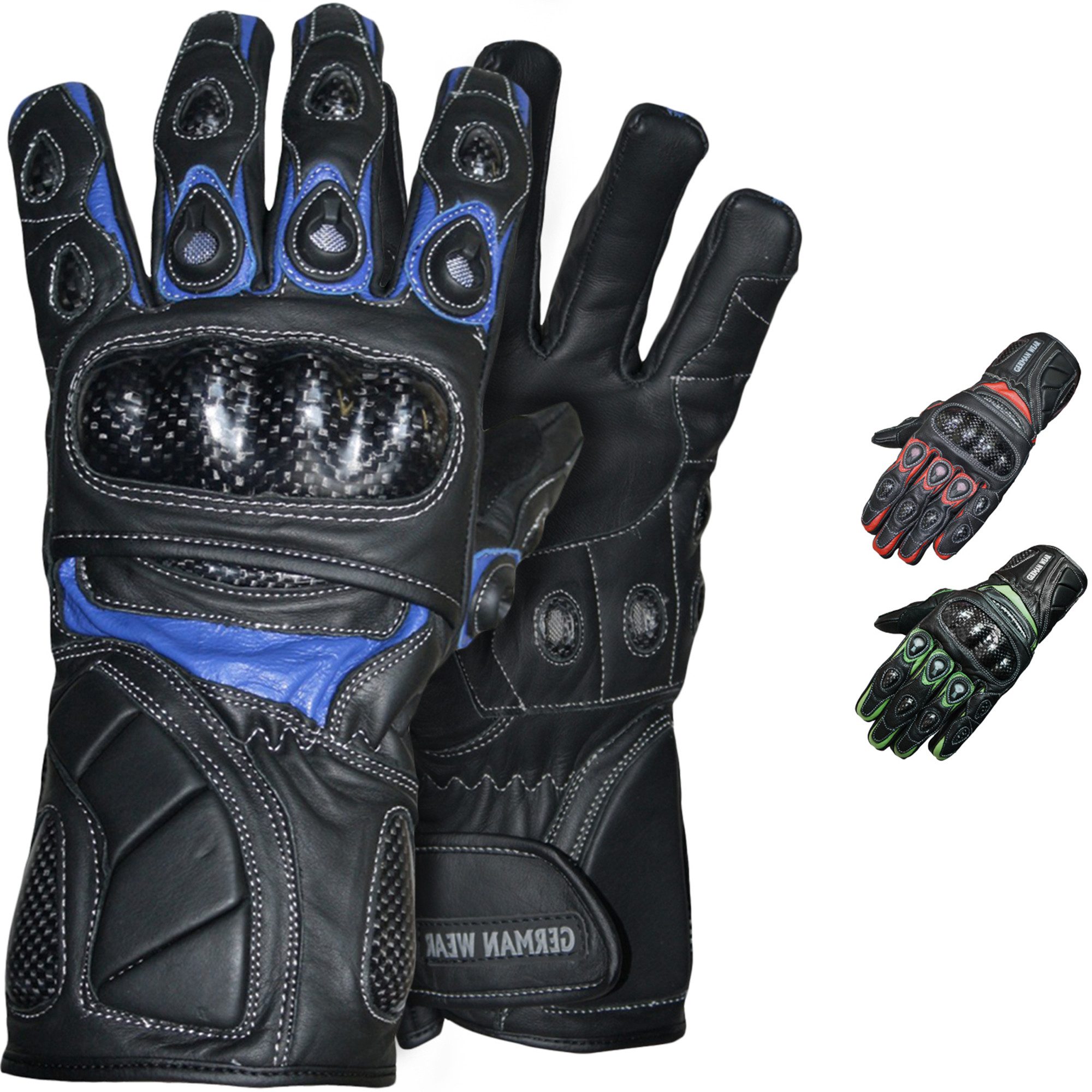 German Wear Motorradhandschuhe GW402G Motorradhandschuhe Lederhandschuhe günstig online kaufen