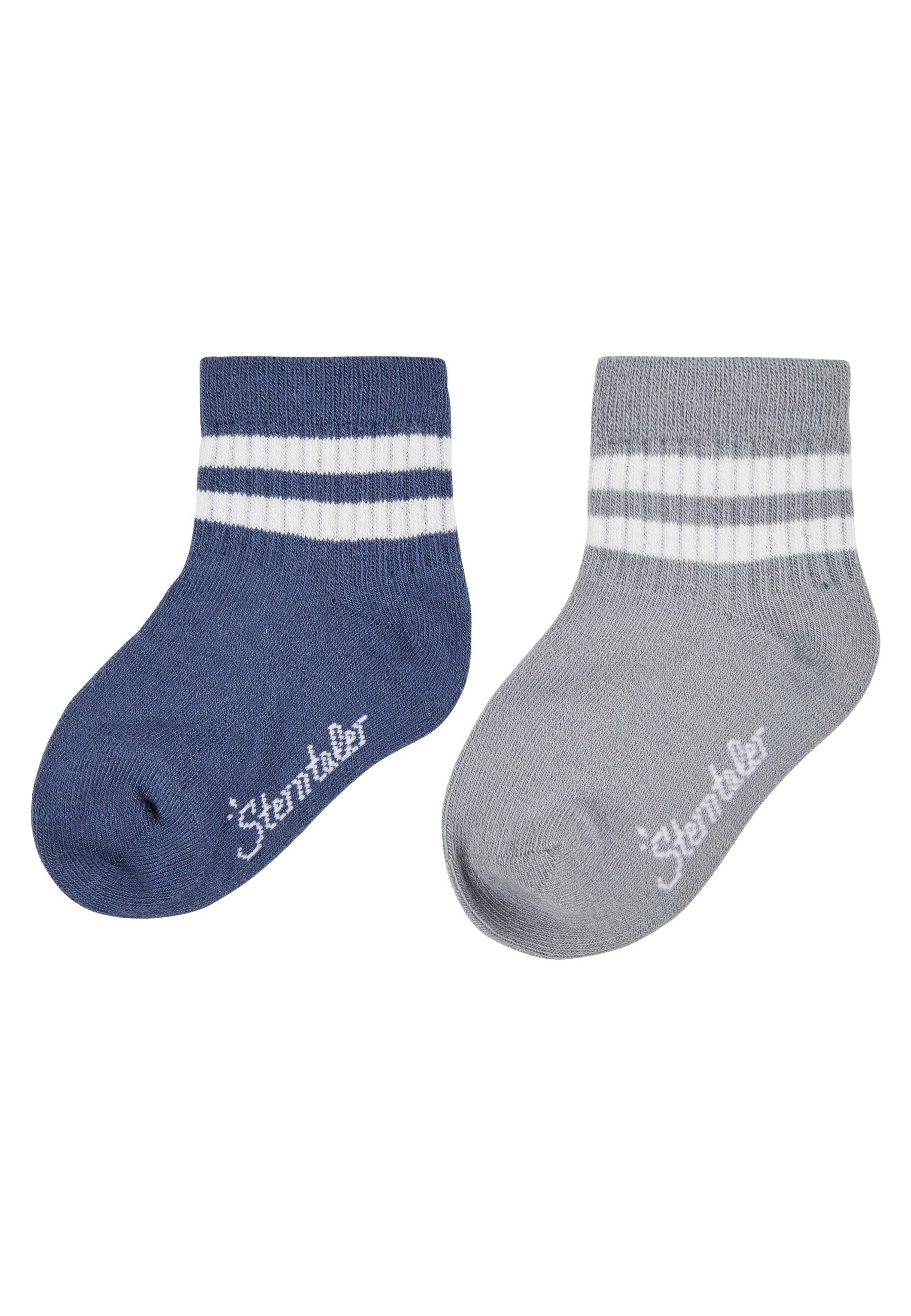 Sterntaler® Feinsöckchen Active Socken 2er-Pack Kurz Coolmax (2-Paar, 2er-Pack) Active Socken Kurz im Doppelpack, mit Coolmax, Funktionssocke