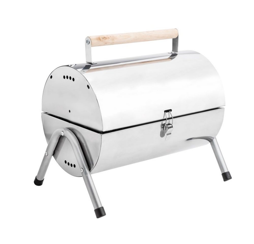 Haushalt International Pflanzkübel Haushalt International Picknick Grill aus Edelstahl Maße: ca. 42x26,5x