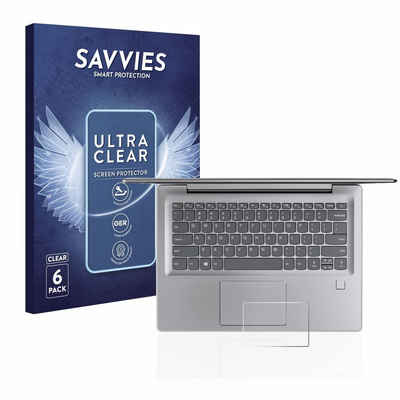 Savvies Schutzfolie für Lenovo IdeaPad 530s (14) Touchpad, Displayschutzfolie, 6 Stück, Folie klar