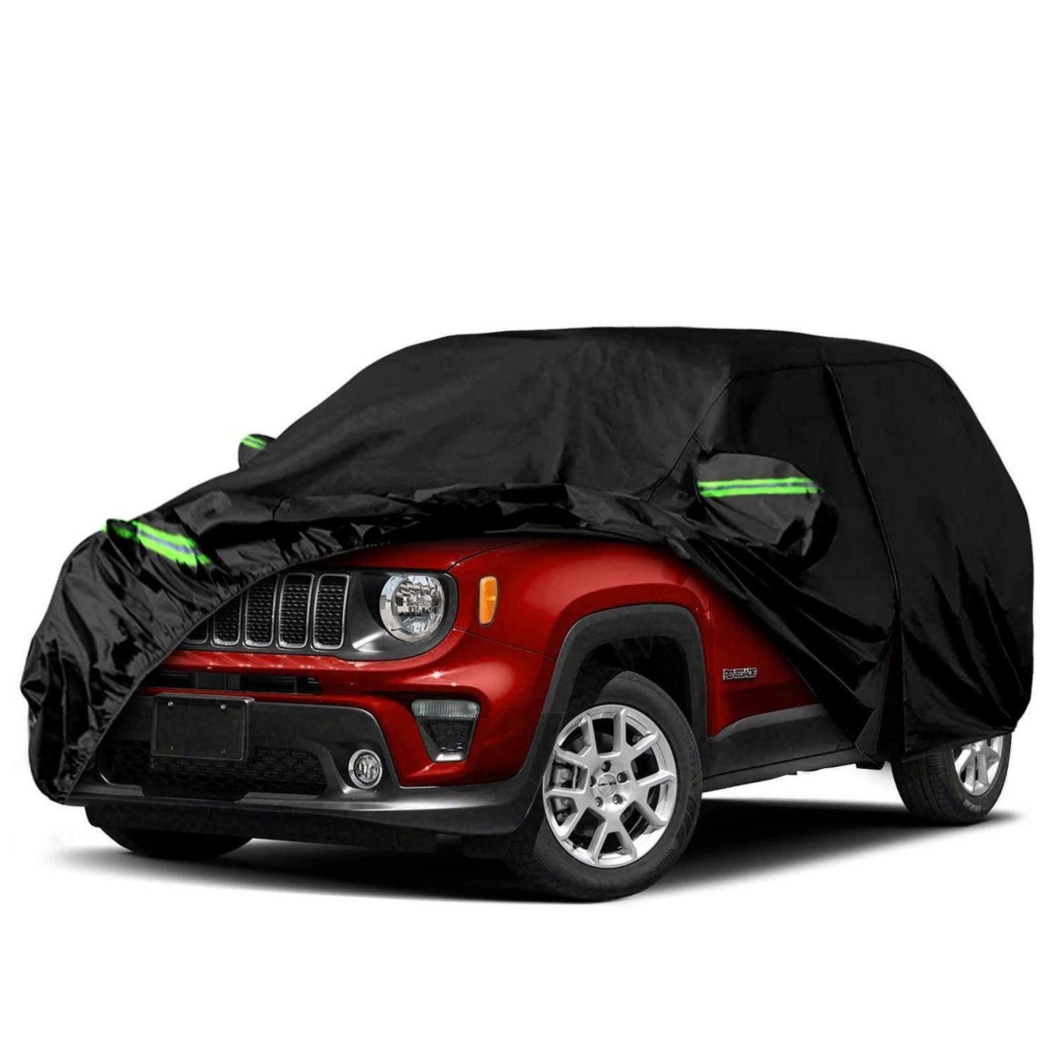 LuxusKollektion Autoplane Autoabdeckung Wasserdicht Atmungsaktiv Kompatibel mit Jeep Renegade