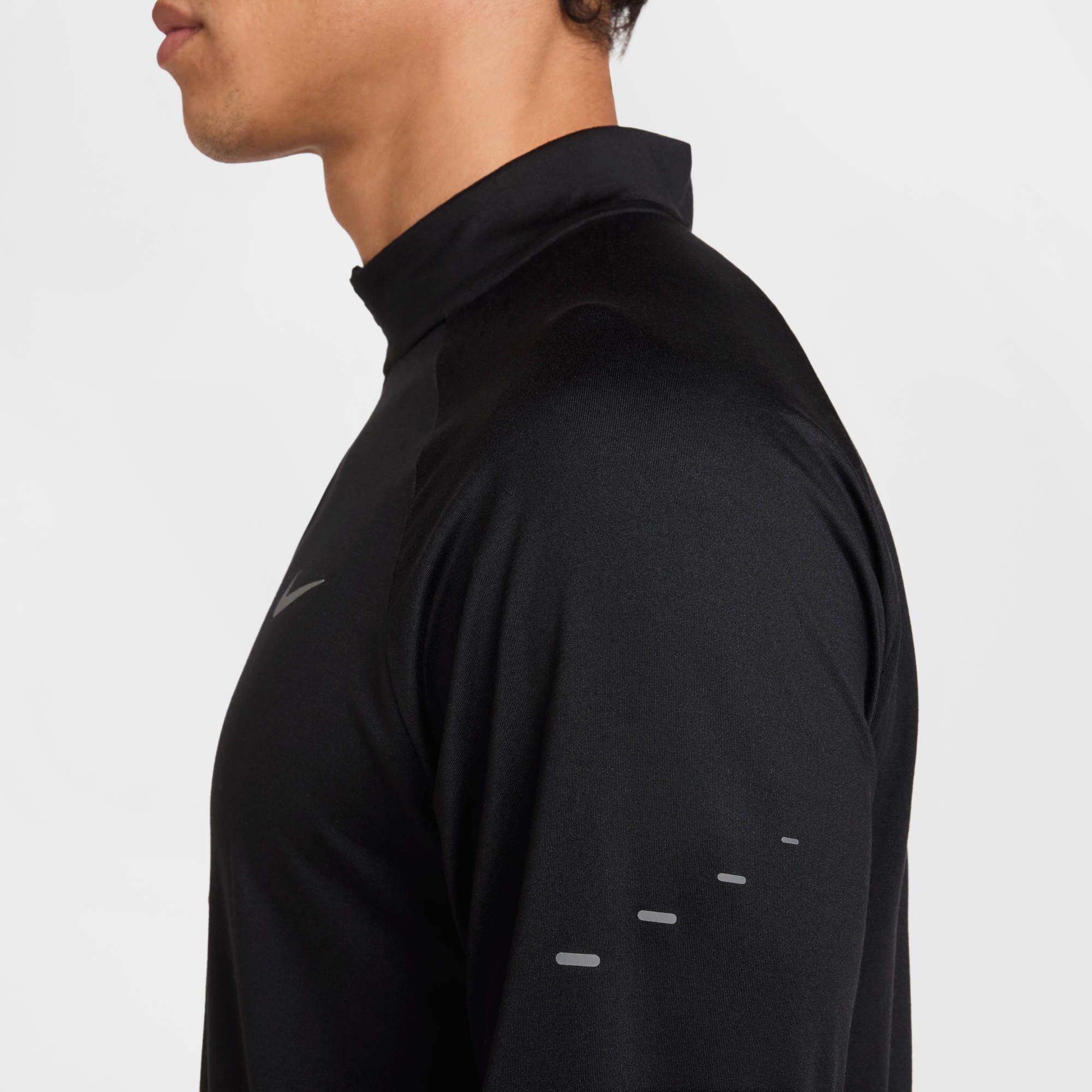 Nike Laufshirt M NK DF STRIDE HZ MIDLAYER leichtes Midlayer-Oberteil, atmungsaktives Material, schnell trocknend