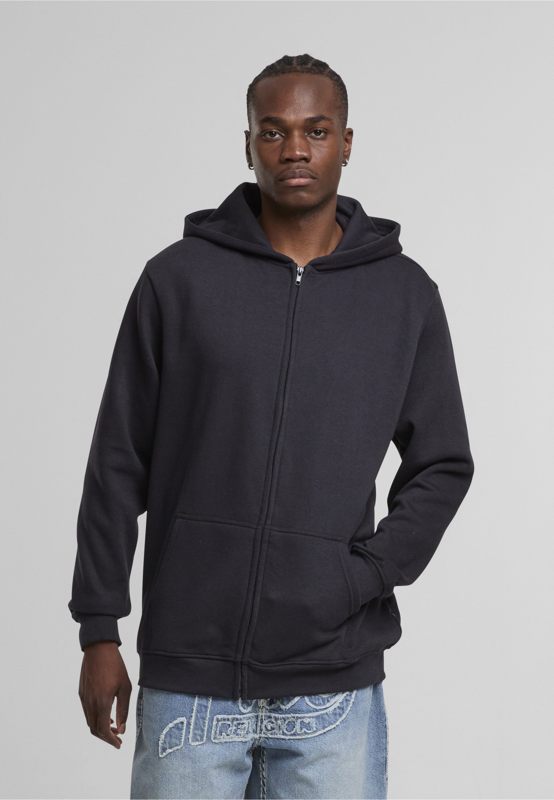 URBAN CLASSICS Sweatjacke Urban Classics Basic Essential Zip Hoody