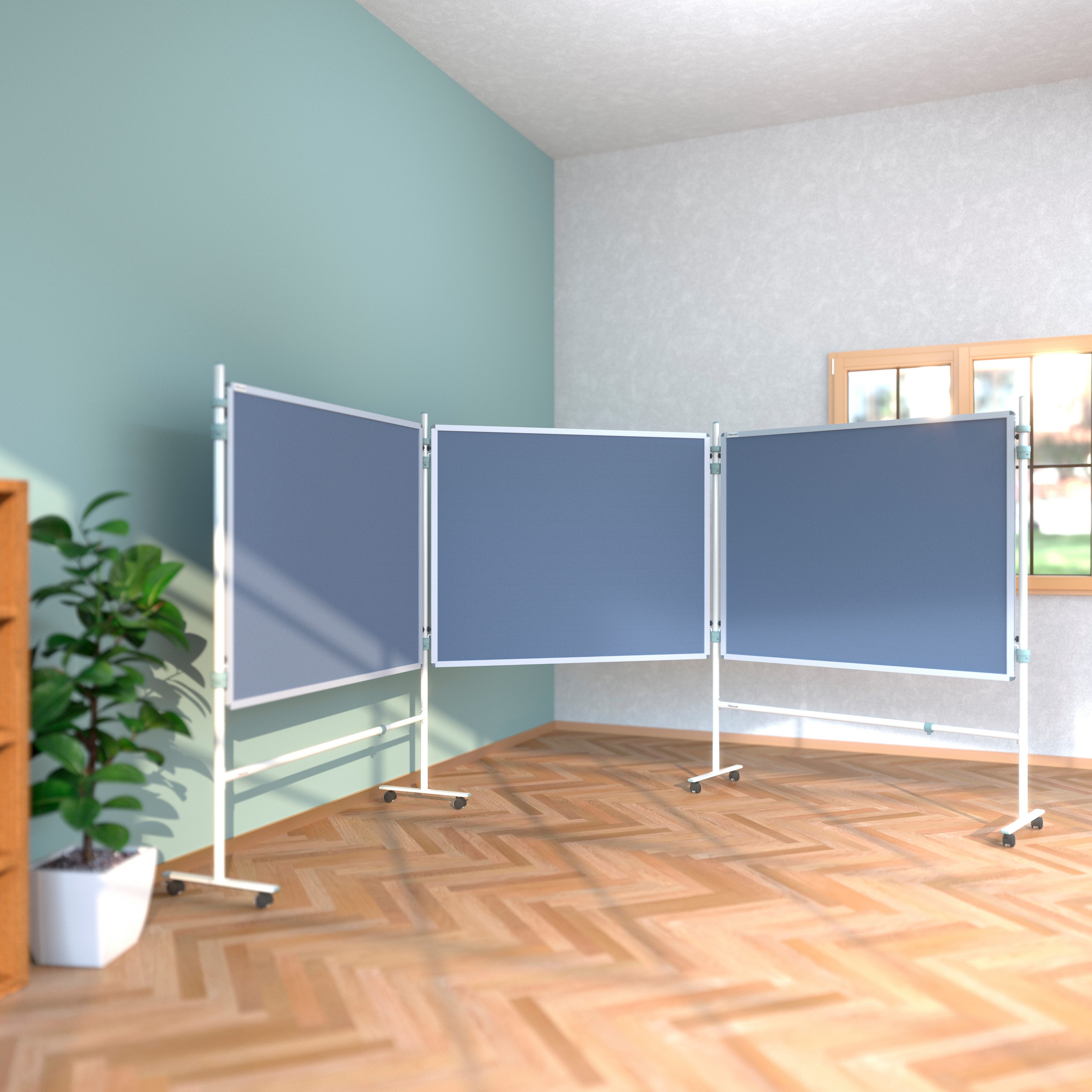 Betzold Stellwand Pinnwand, 150 x 120 cm (3 St)