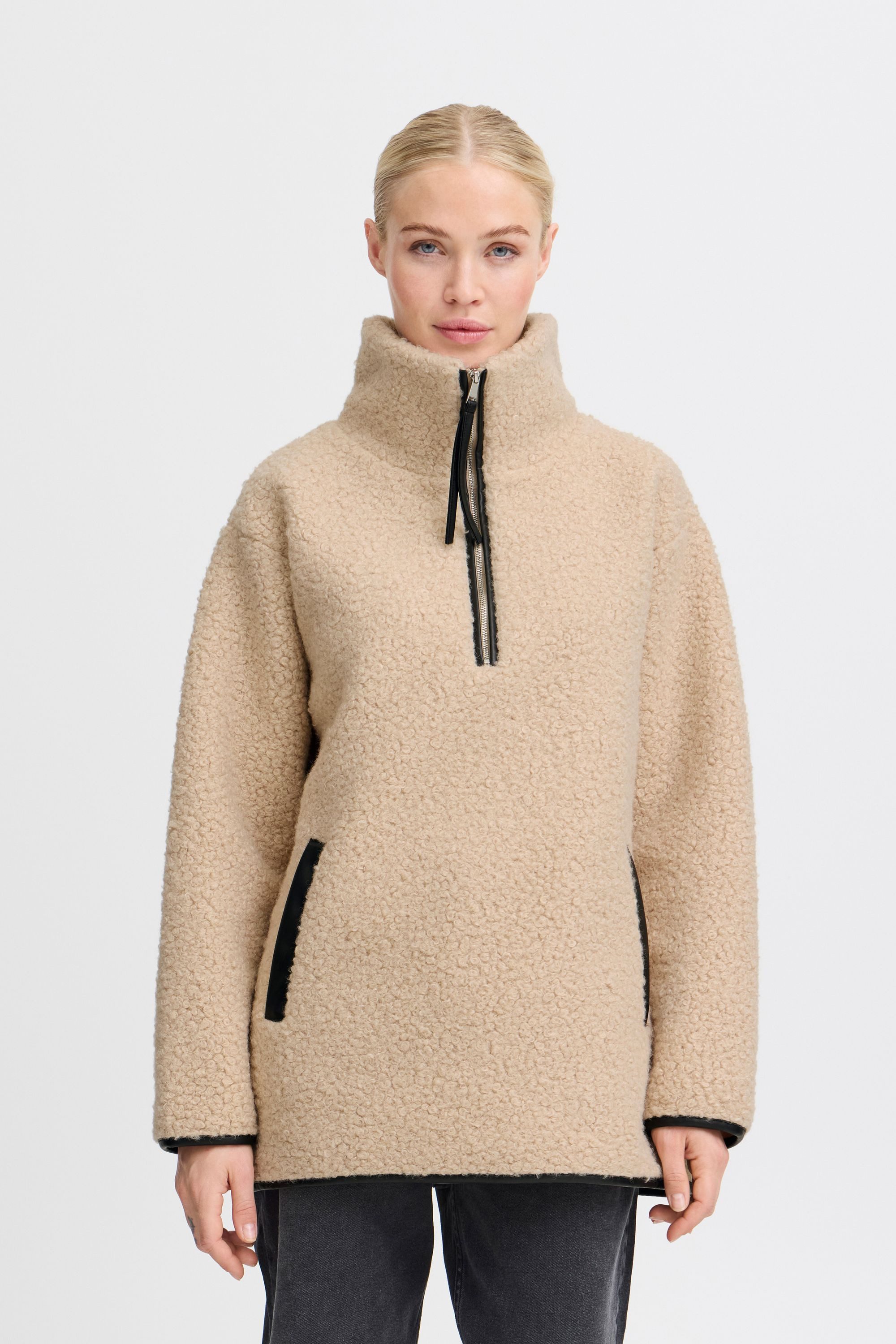 b.young Strickfleece-Pullover BYCIDAN PILE - gemütlicher günstig online kaufen