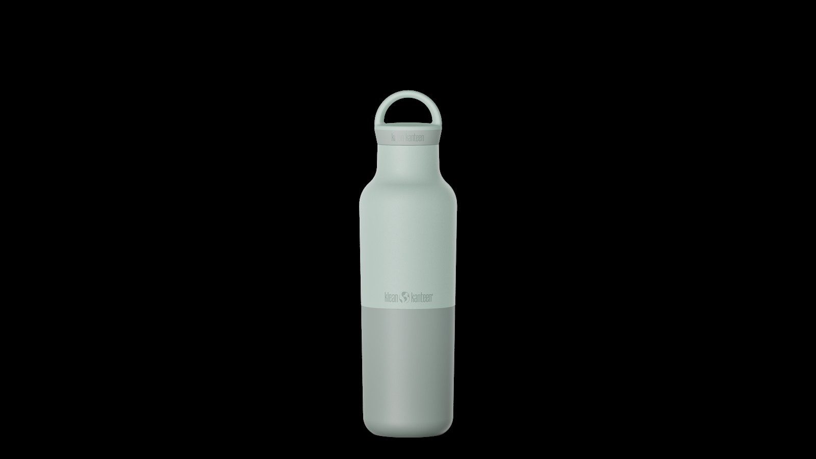 Klean Kanteen Trinkflasche Klean Isolierflasche Rise Classic 592ml Arch Loop Cap Grau Barely Blue