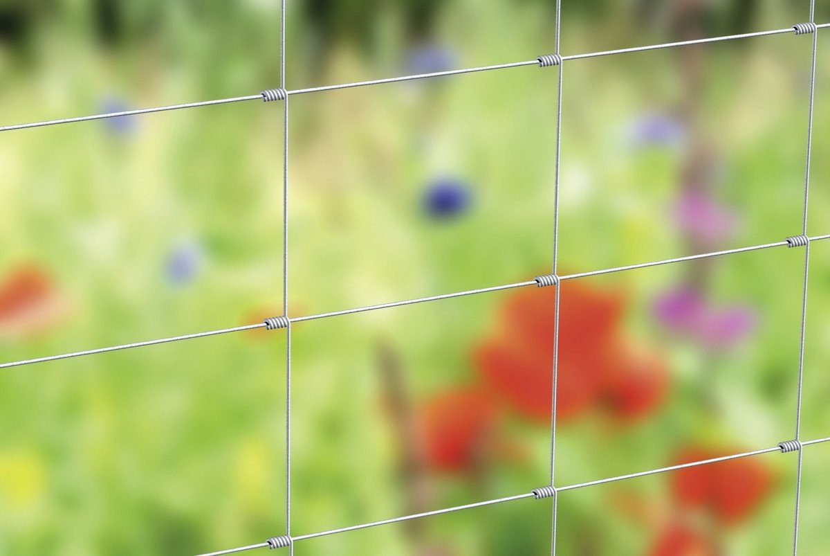 Alberts Maschendrahtzaun Alberts Knotengeflecht 50 m 100 cm hoch verzinkt