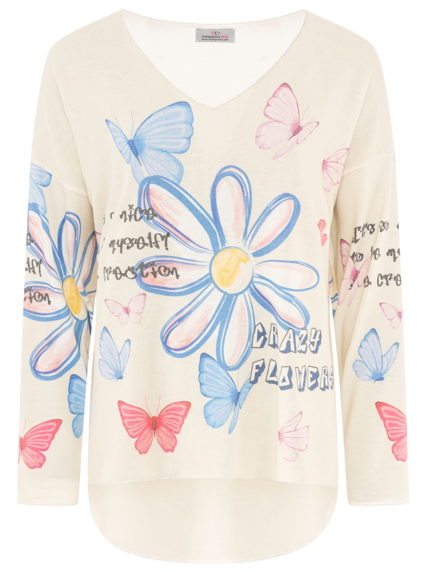 Langarmshirt "Crazy Flower"