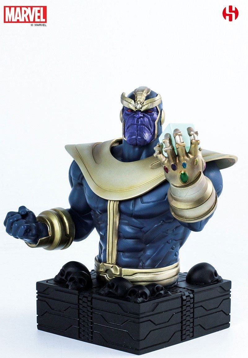 Merchandise-Figur Marvel Büste Thanos The Mad Titan 16 cm