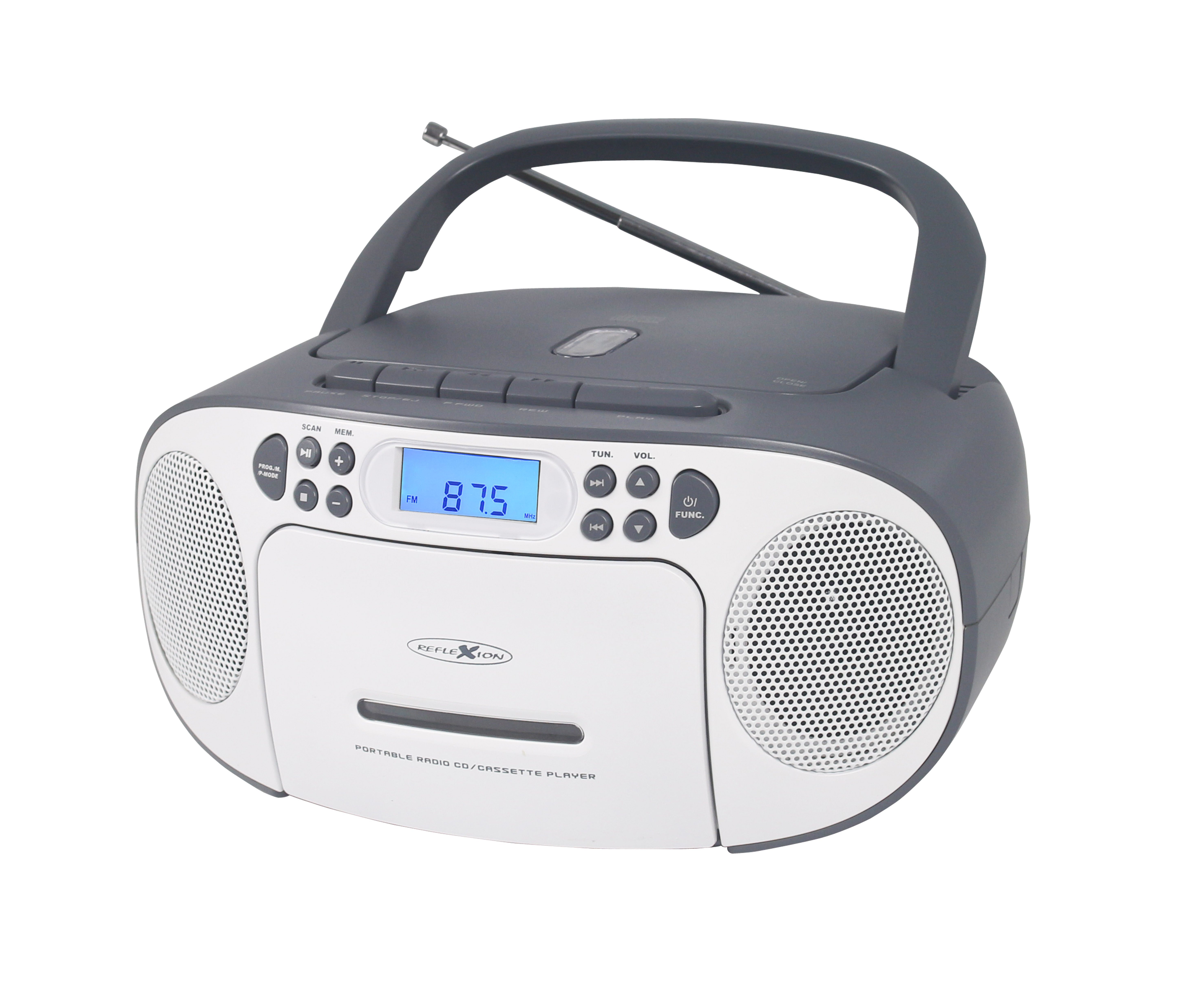 Reflexion »RCR2260« Boombox (UKW PLL Stereo Radio, 20 W, Tragbare Boombox  CD/Radio/Kassette) online kaufen | OTTO
