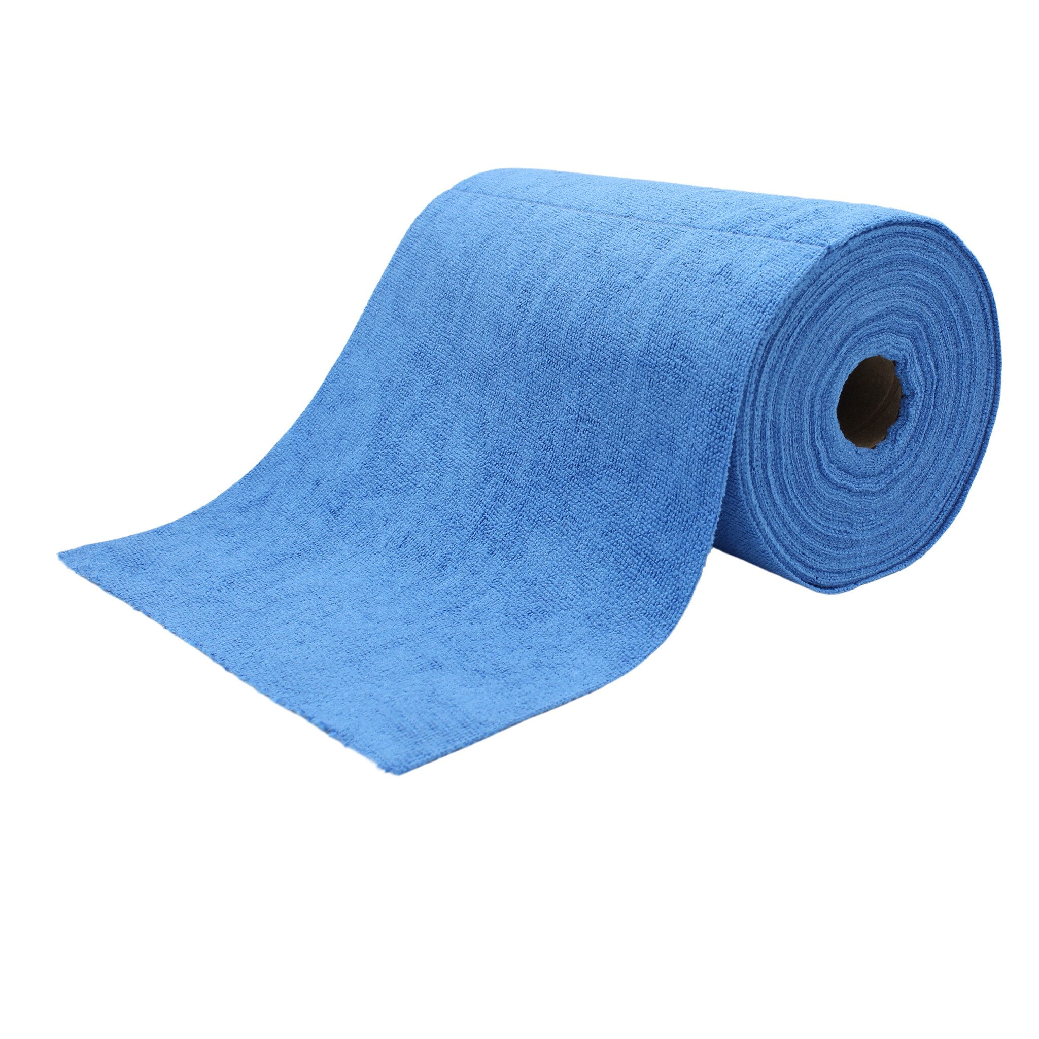 Rogge Premium Microfaser 75 Tücher auf Rolle, Super Soft 30x30cm Mikrofasertuch