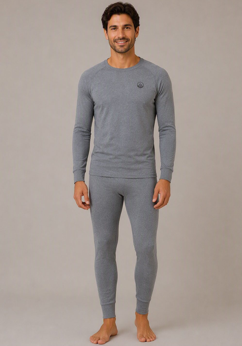 Polarino Thermounterhemd hoher Wärmerückhalt und atmungsaktiv (Set, 2-St., mit Thermounterhose) "Skiwäsche-Set", Skiunterwäsche