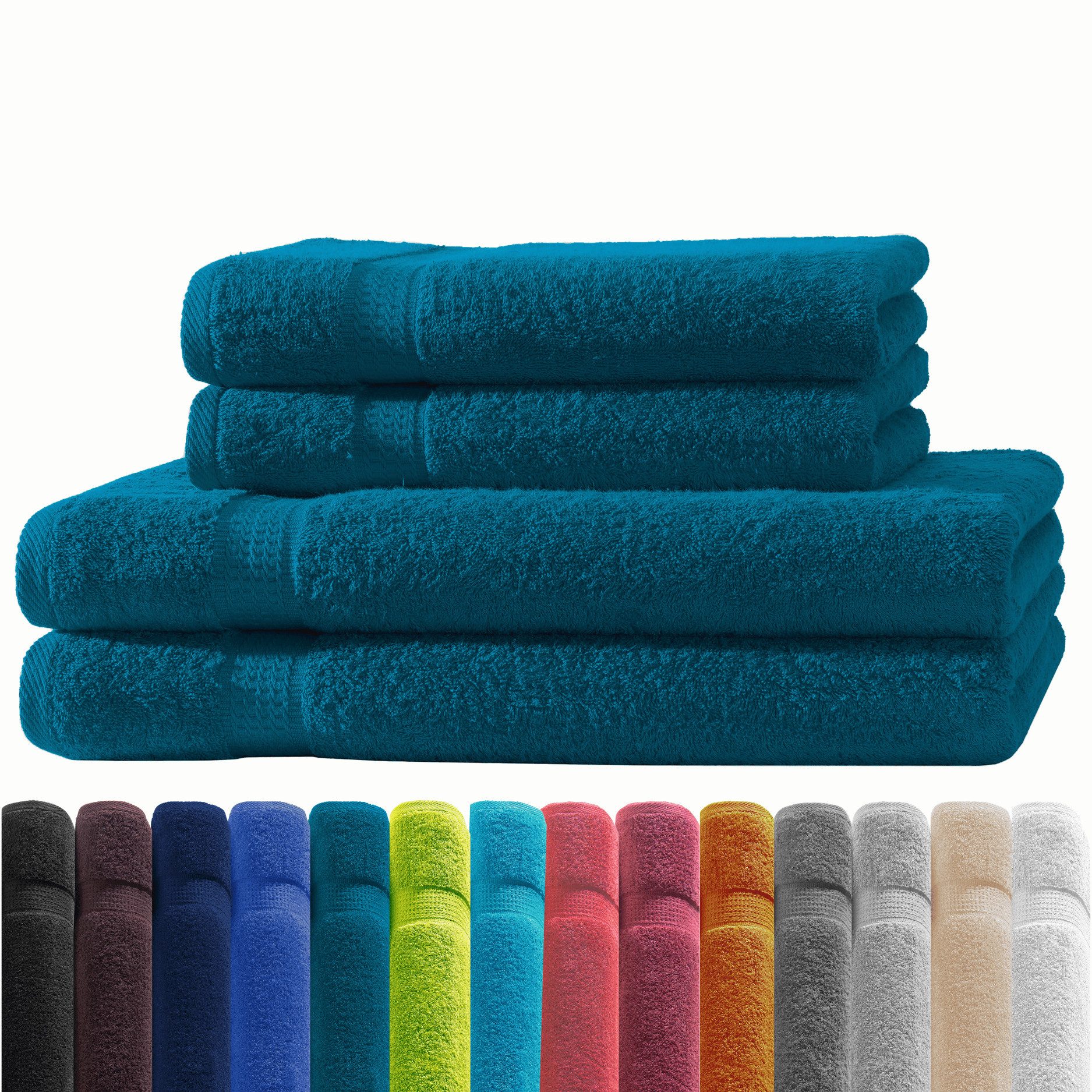Handtücher COMFORT Handtücherset aus Baumwolle, saugstark weich, Frottee