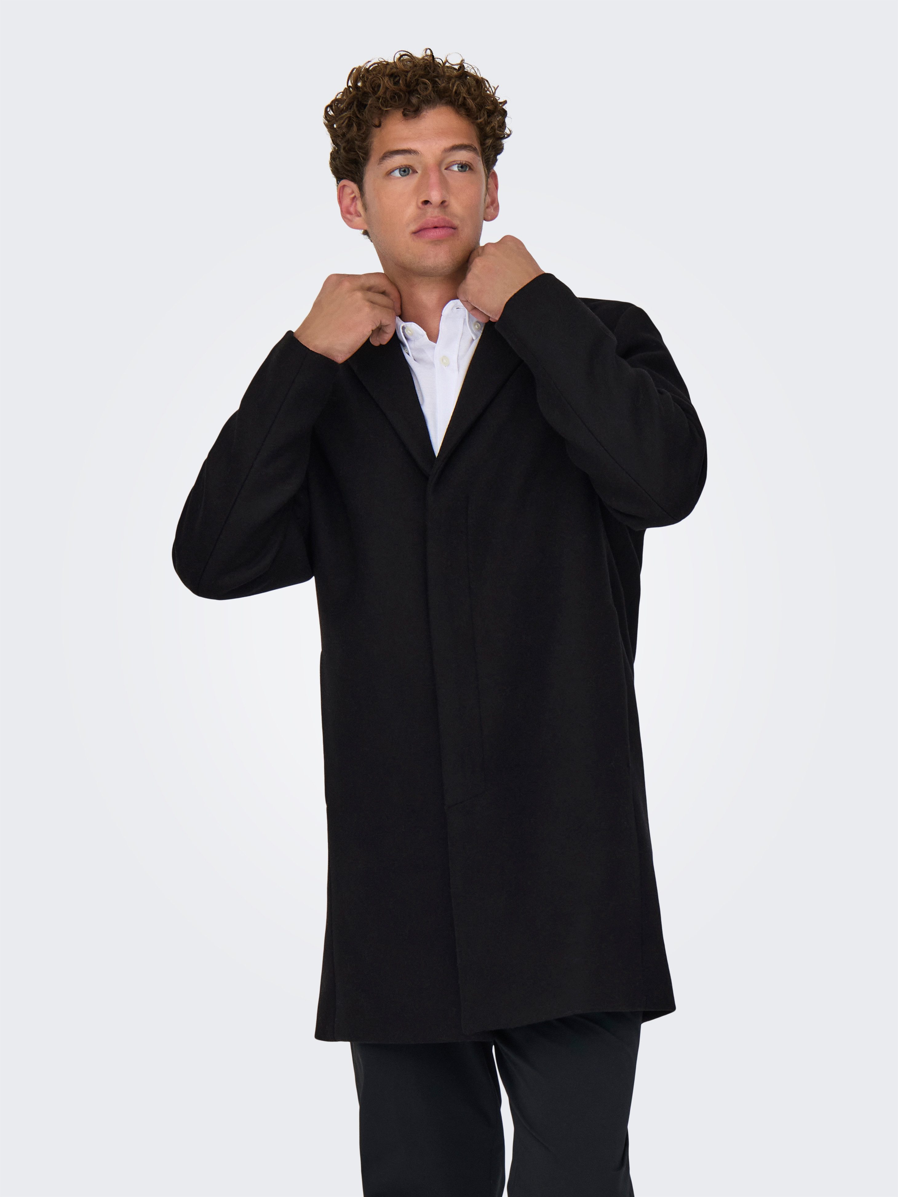 ONLY & SONS Kurzmantel ONSARON WOOL COAT OTW