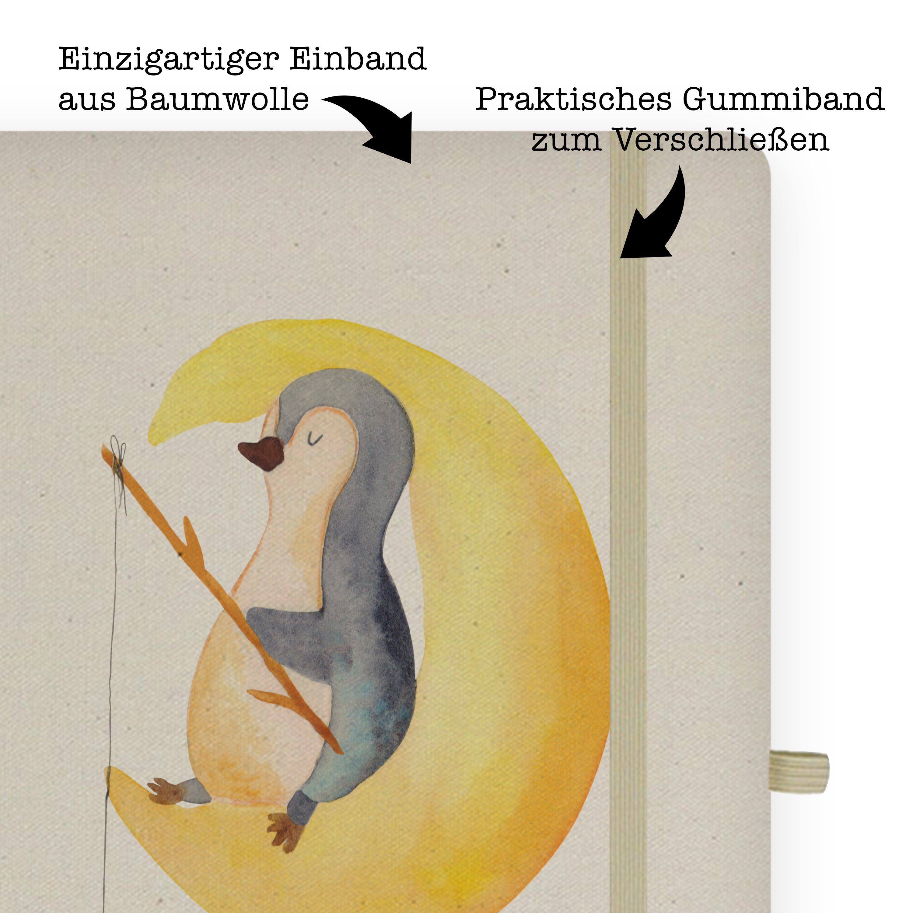 Mr. Panda Pinguin Panda Mrs. - Nachtruhe, & Transparent Mrs. Mond - Notizbuch & schlafen, Notizen, Geschenk, Mr.