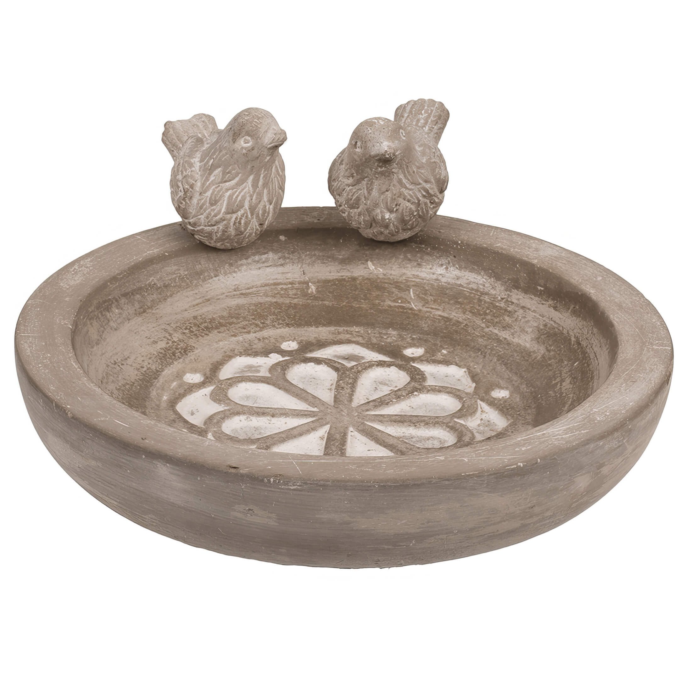 Out of the Blue Vogeltränke Vogeltränke, rund mit Vogel Skulpturen, Vogelba günstig online kaufen