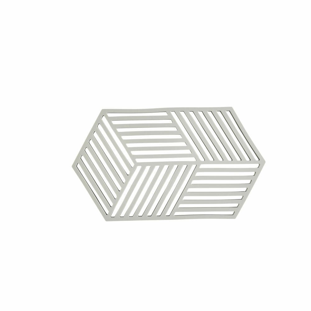 Zone Denmark Topfuntersetzer Hexagon Warm Grey, 24 cm