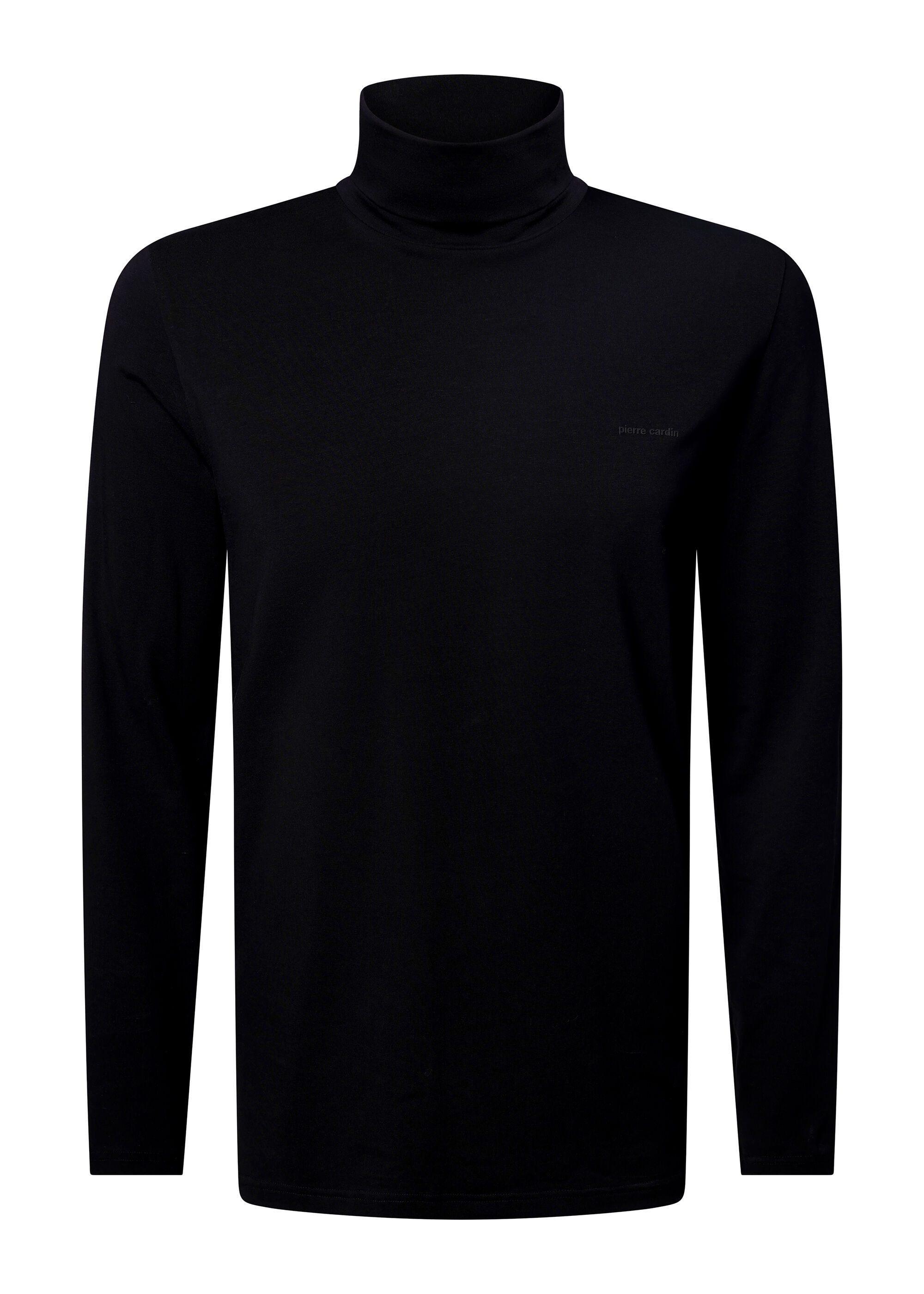 Pierre Cardin Langarmshirt (1-tlg) Mit Rollkragen günstig online kaufen