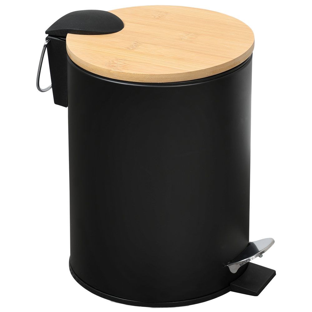 KESPER® Kosmetikeimer Mülleimer Bambus, FSC® zertifiziert, 3l, inkl. Inneneimer, Deckel mit Soft-Close
