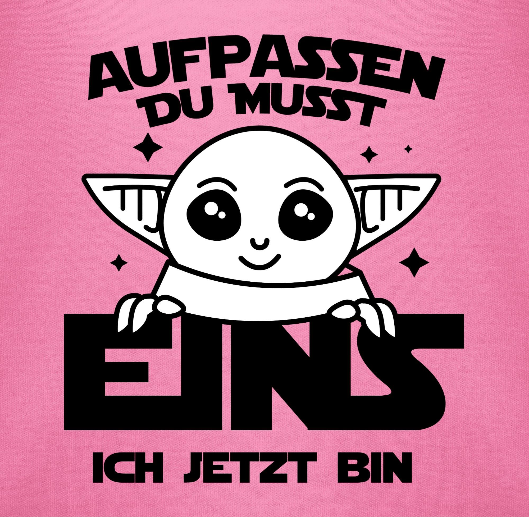 Shirtracer Shirtbody Aufpassen du musst eins ich jetzt bin 1. Geburtstag