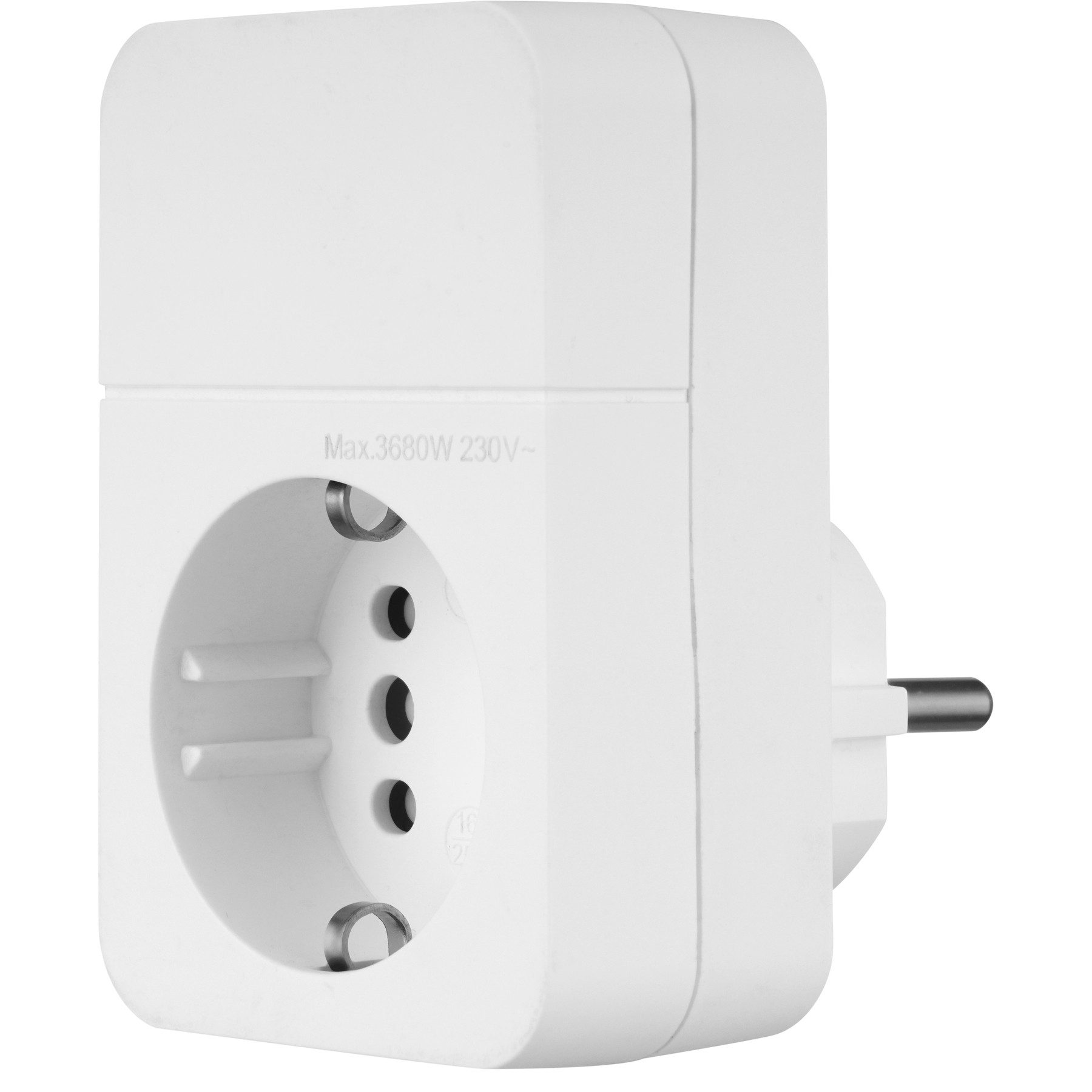REV Schalter REV Steckdosenadapter Combini, weiß